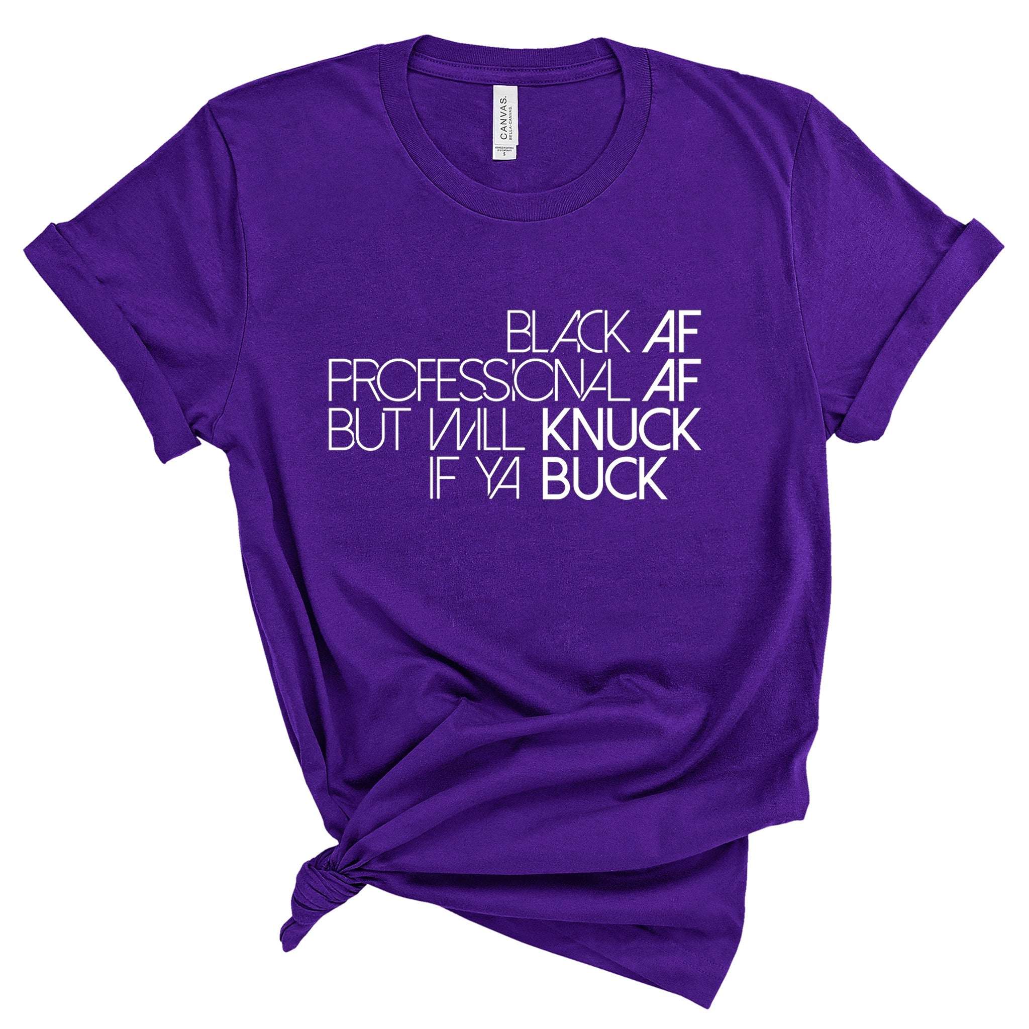Knuck If Ya Buck Unisex Premium T-Shirt | Embedded Designz