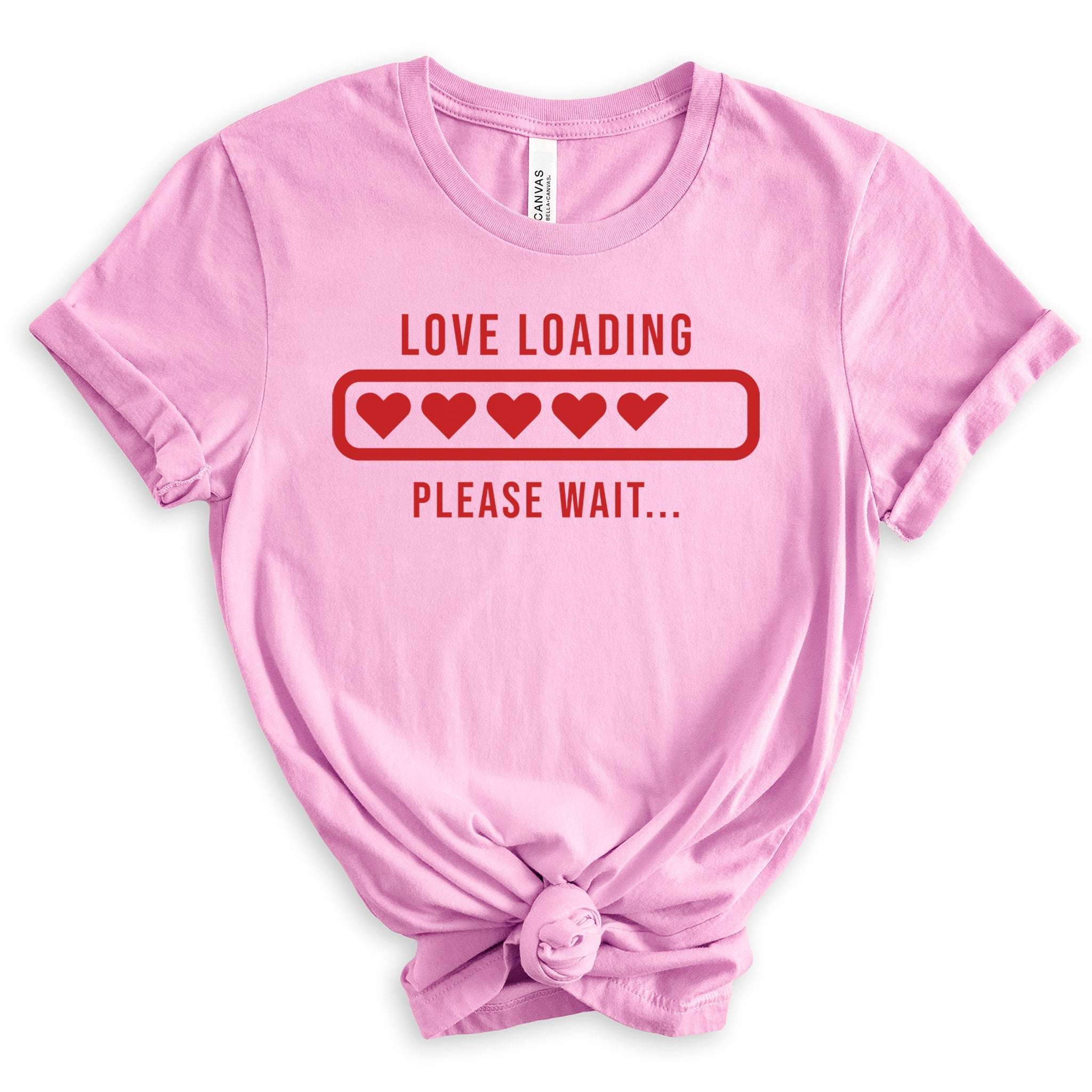 Love Loading Premium Valentine's T-Shirt | Embedded Designz