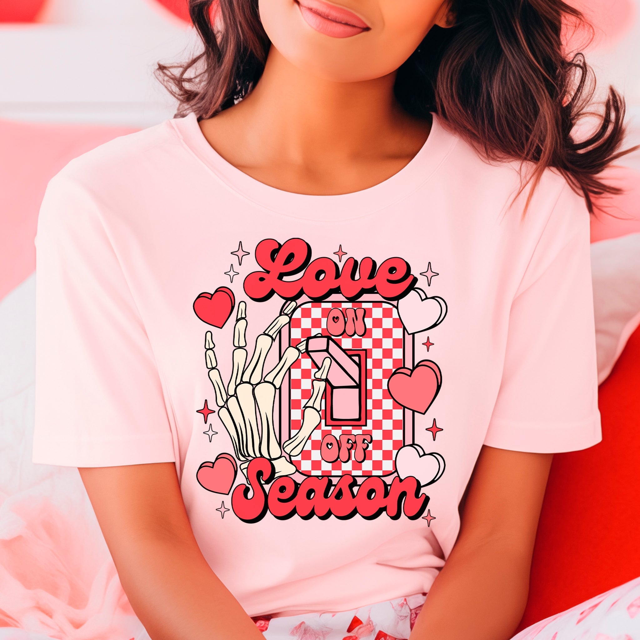 Love Season 'On' Premium Valentine's T-Shirt | Embedded Designz