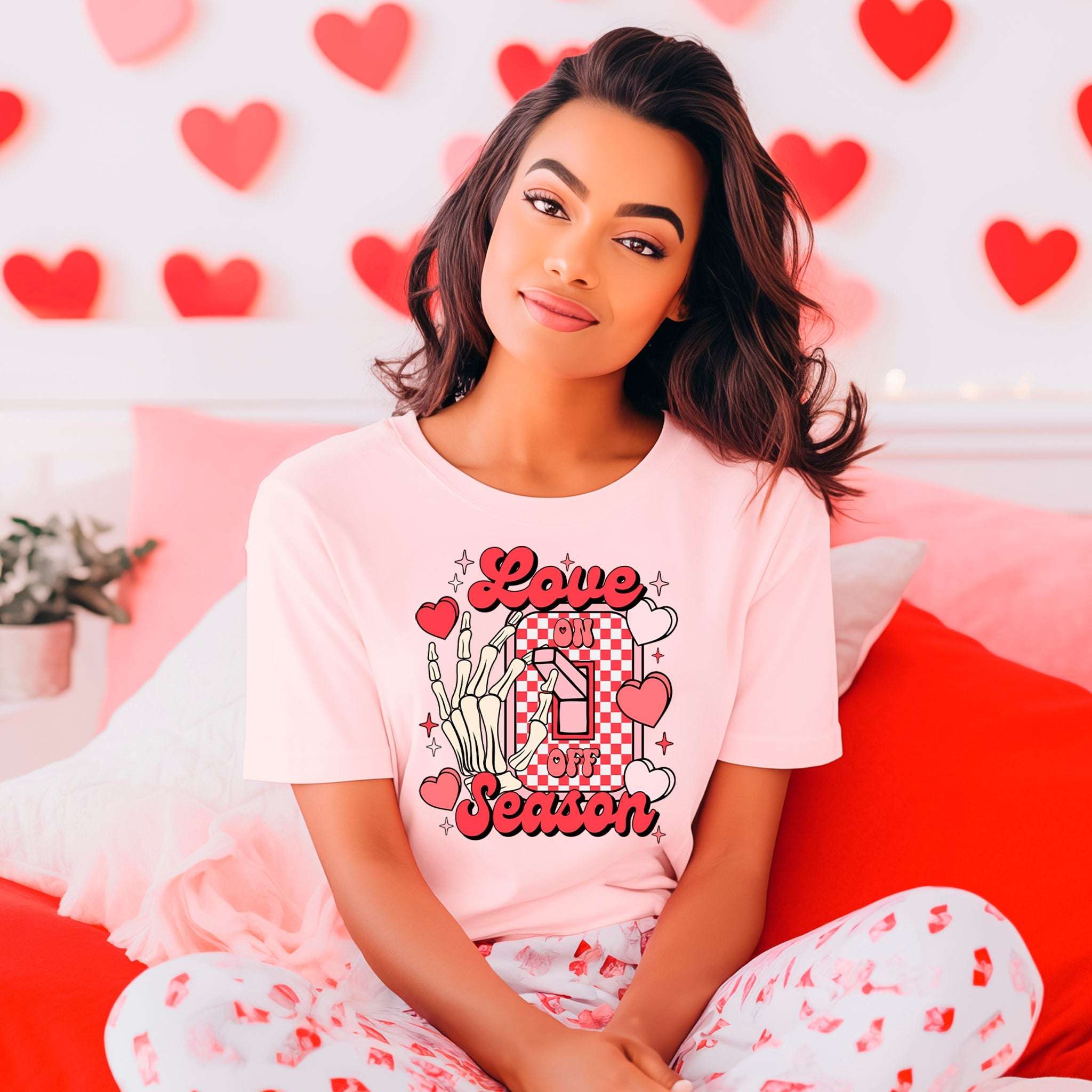 Love Season 'On' Premium Valentine's T-Shirt | Embedded Designz