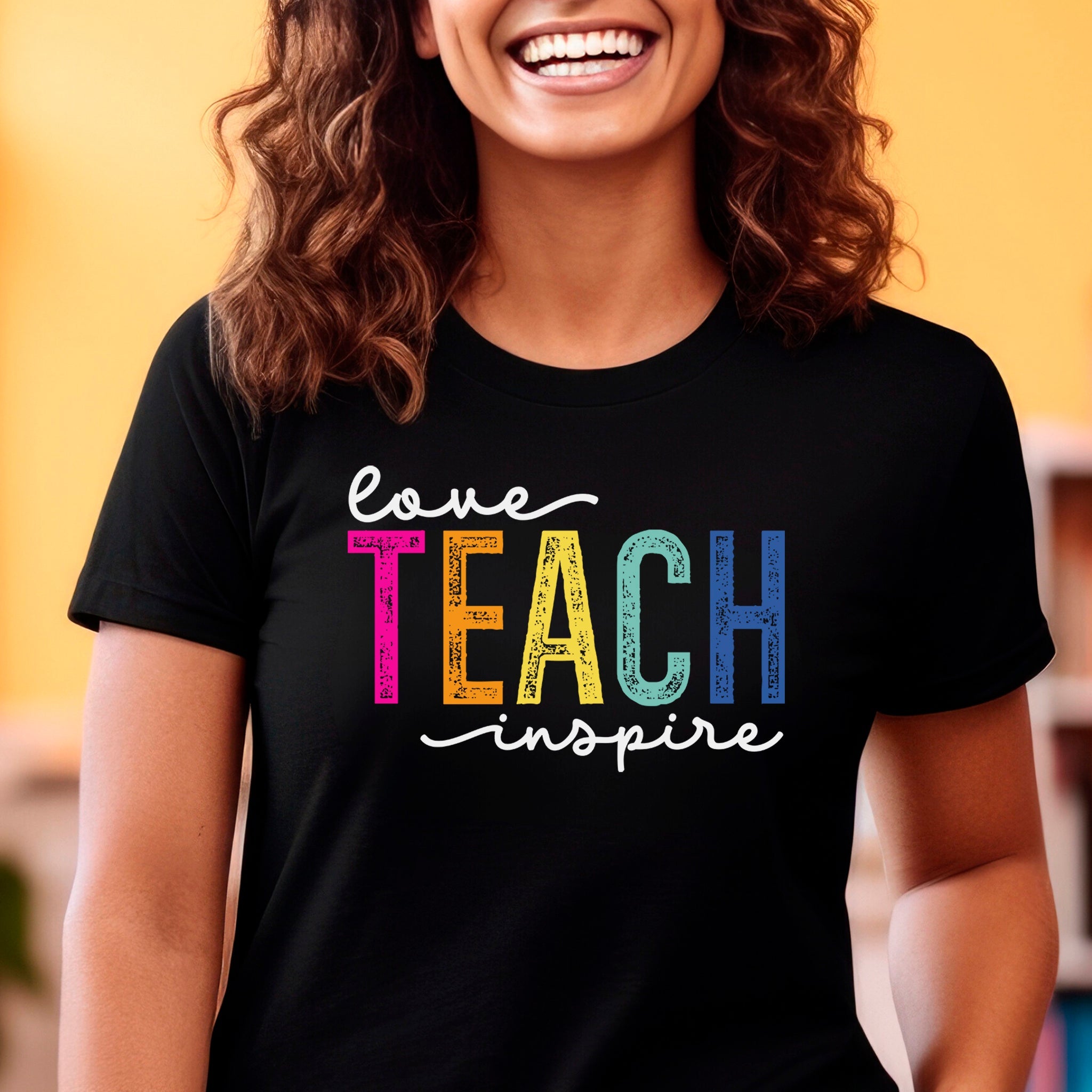 Love.Teach.Inspire Premium T-Shirt | Embedded Designz