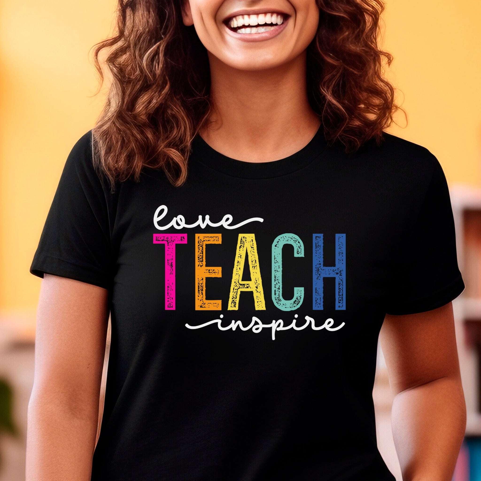 Love.Teach.Inspire Premium T-Shirt | Embedded Designz