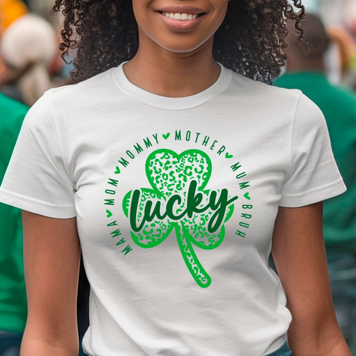 Lucky Mama St. Patrick's Day Premium T-Shirt | Embedded Designz