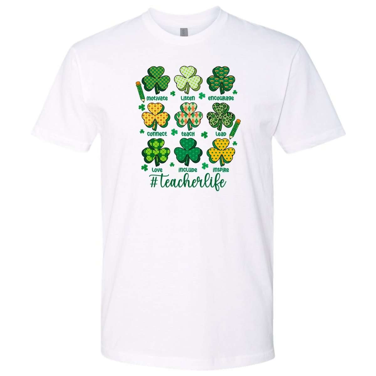 Lucky Teacher Life Premium T-Shirt | Embedded Designz