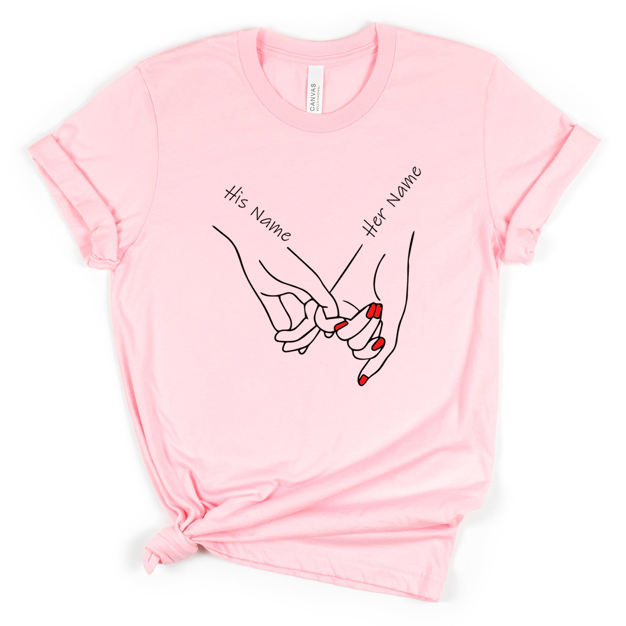 Pinky Promise Premium Valentine's T-Shirt | Embedded Designz