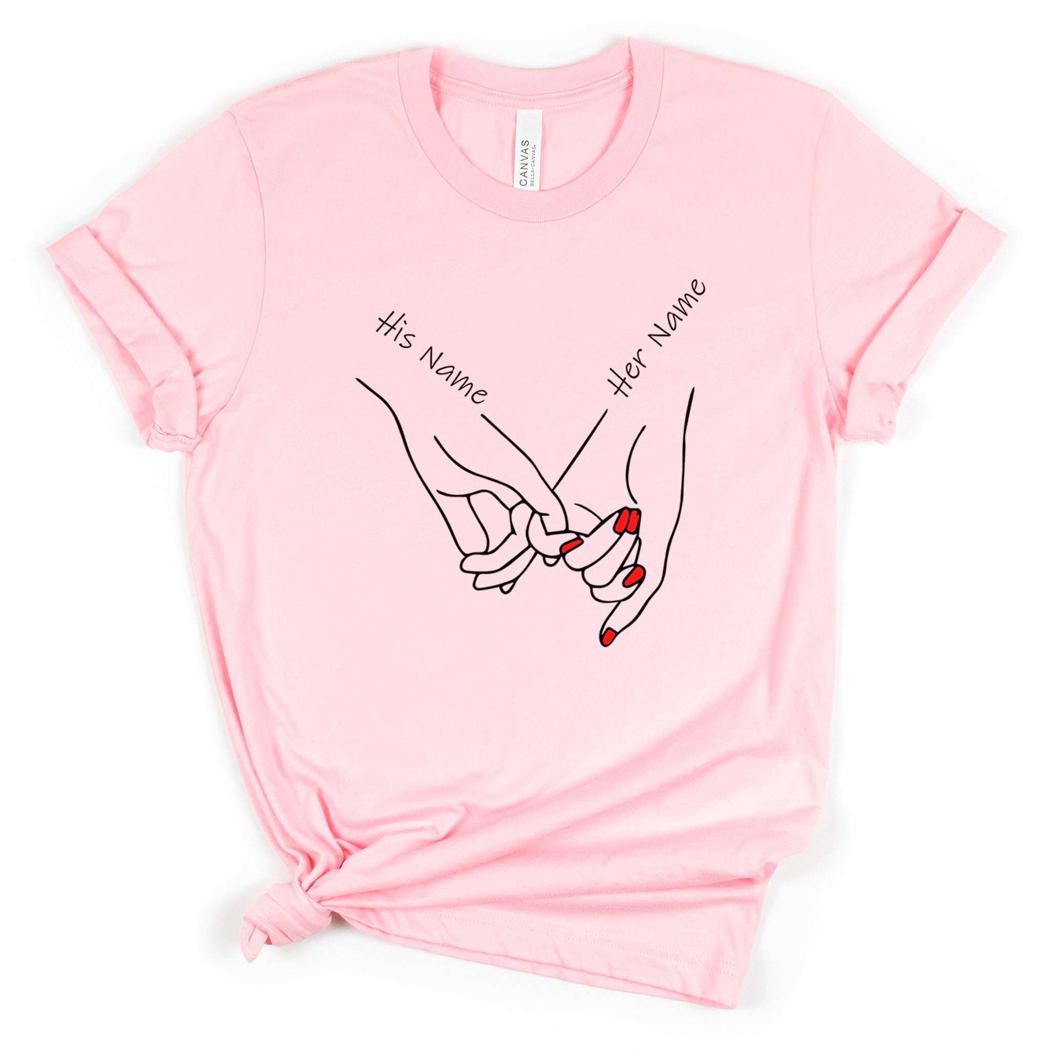 Pinky Promise Premium Valentine's T-Shirt | Embedded Designz