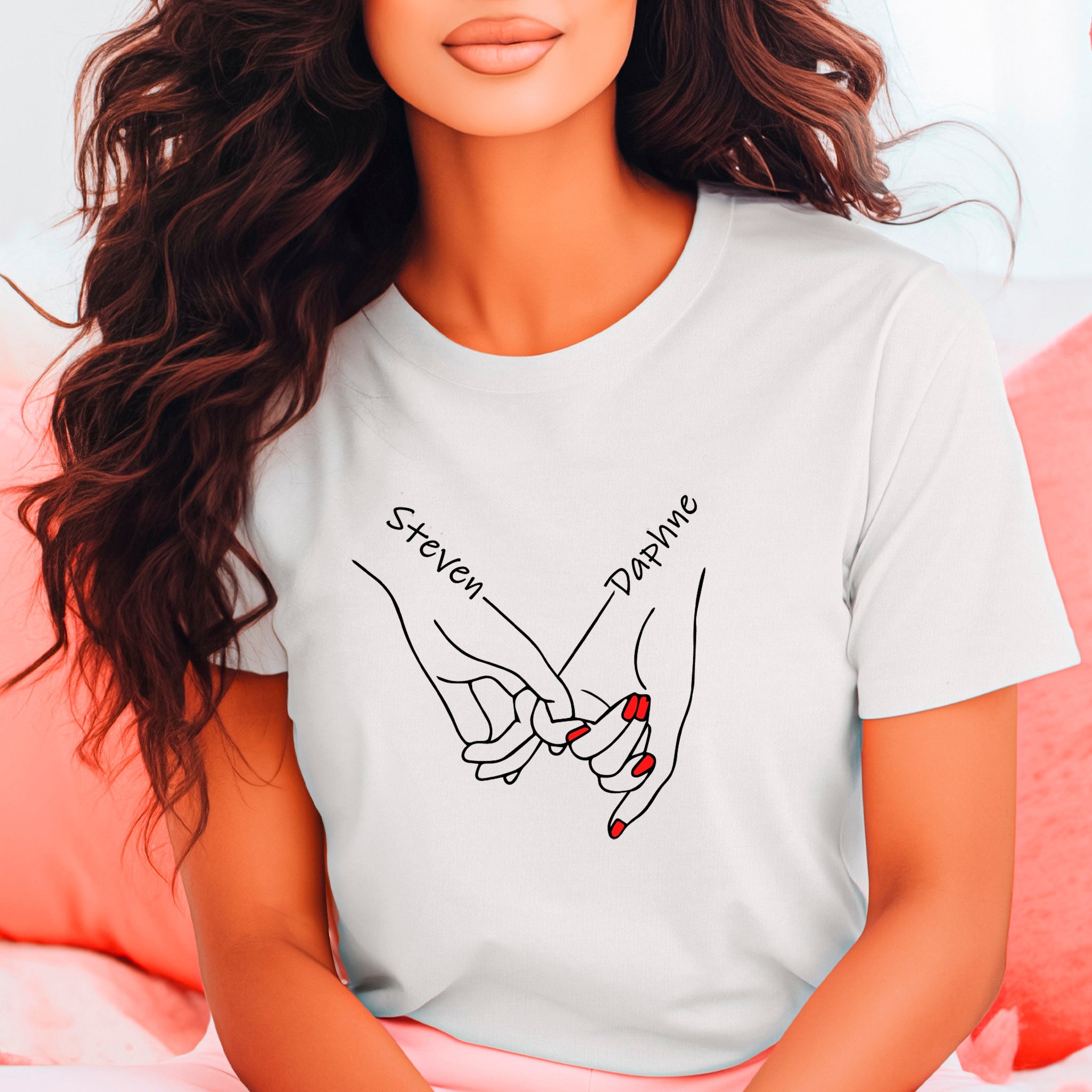 Pinky Promise Premium Valentine's T-Shirt | Embedded Designz