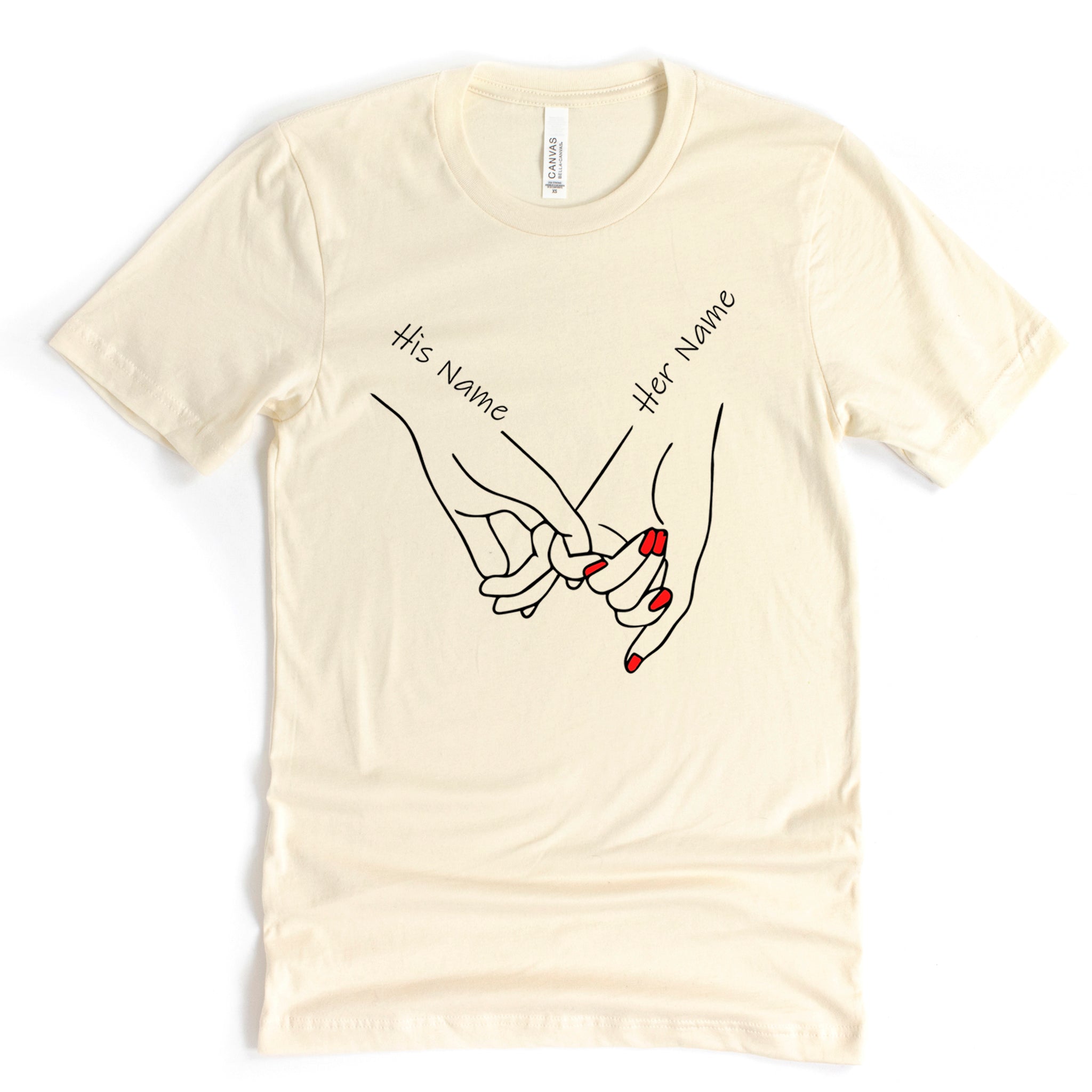 Pinky Promise Premium Valentine's T-Shirt | Embedded Designz