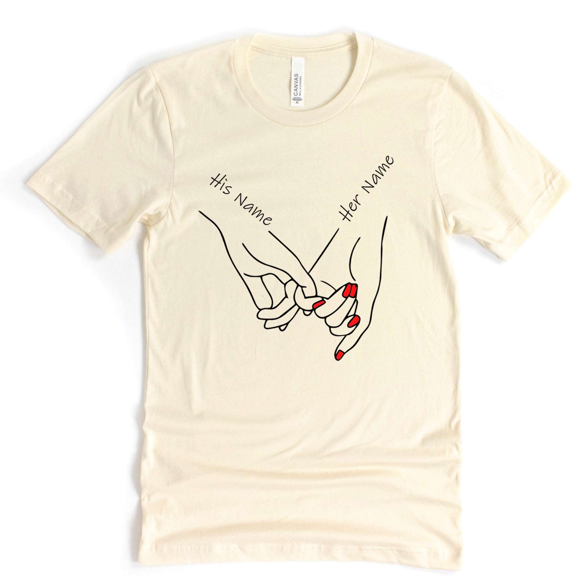Pinky Promise Premium Valentine's T-Shirt | Embedded Designz
