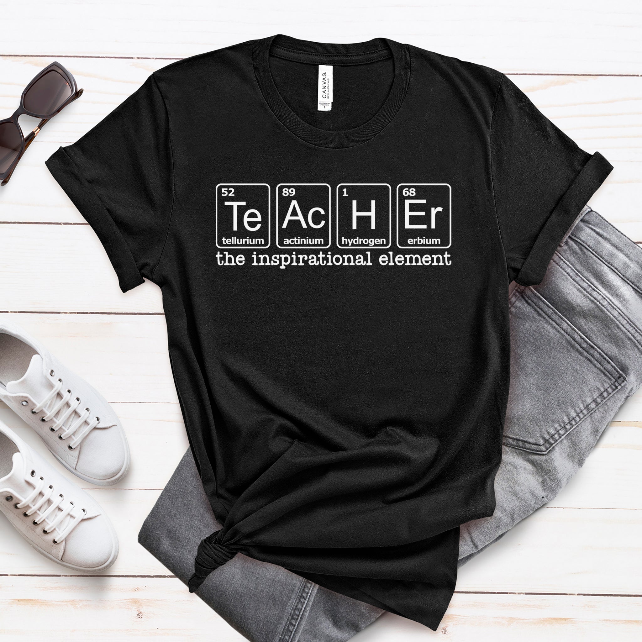 Teacher - The Inspirational Element Premium T-Shirt | Embedded Designz