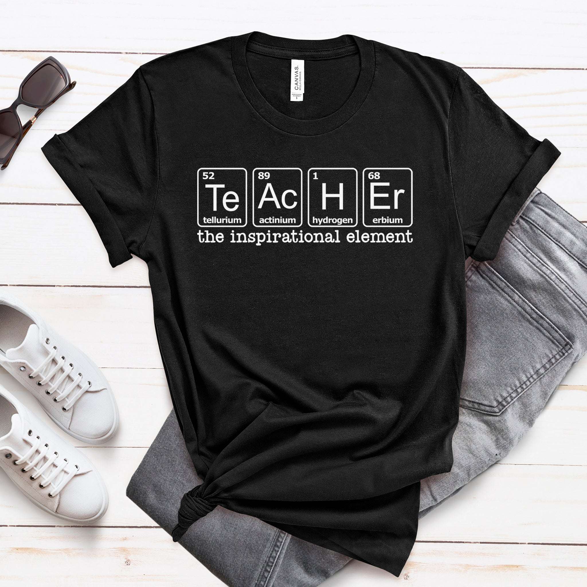 Teacher - The Inspirational Element Premium T-Shirt | Embedded Designz