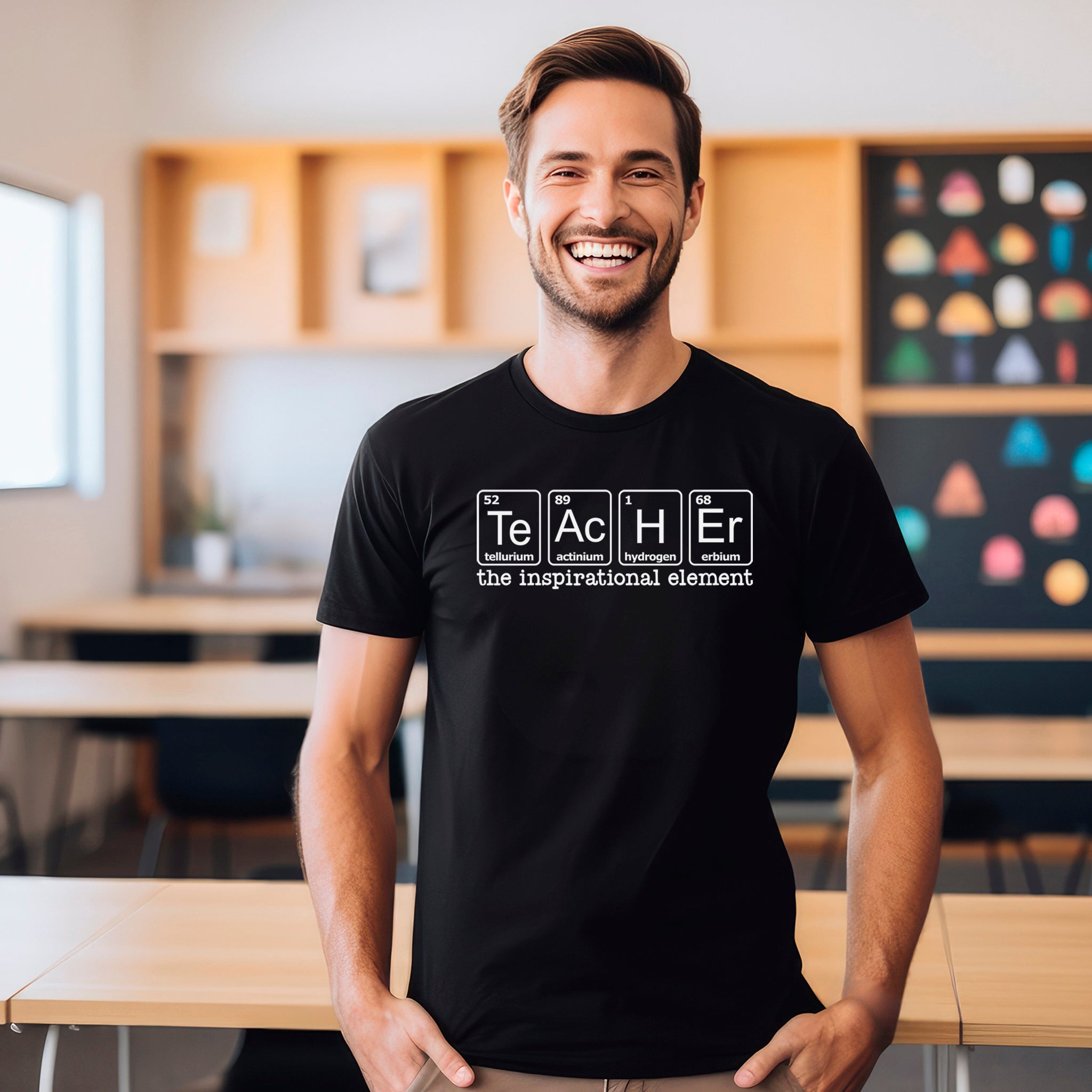 Teacher - The Inspirational Element Premium T-Shirt | Embedded Designz
