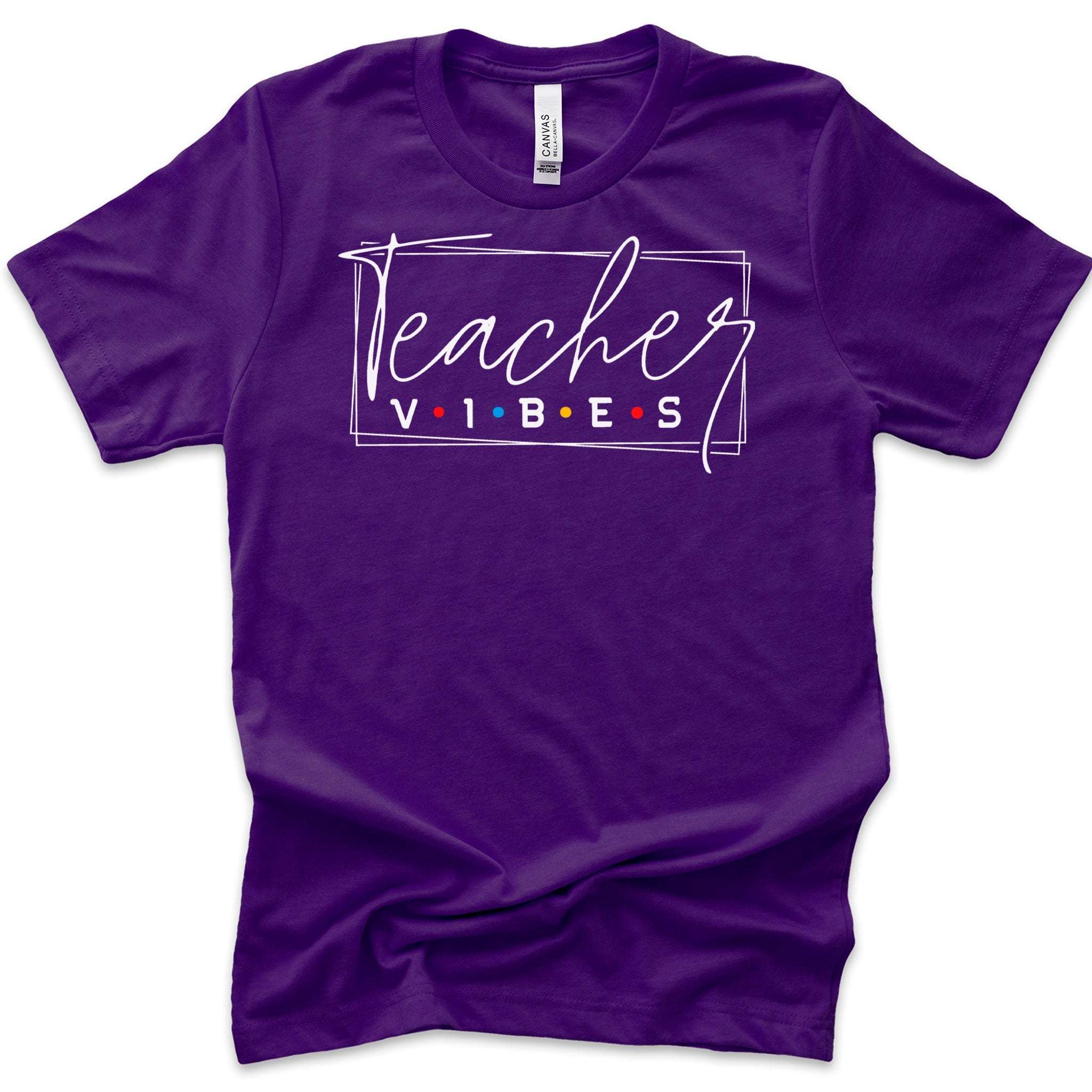 Teacher Vibes Premium T-Shirt | Embedded Designz