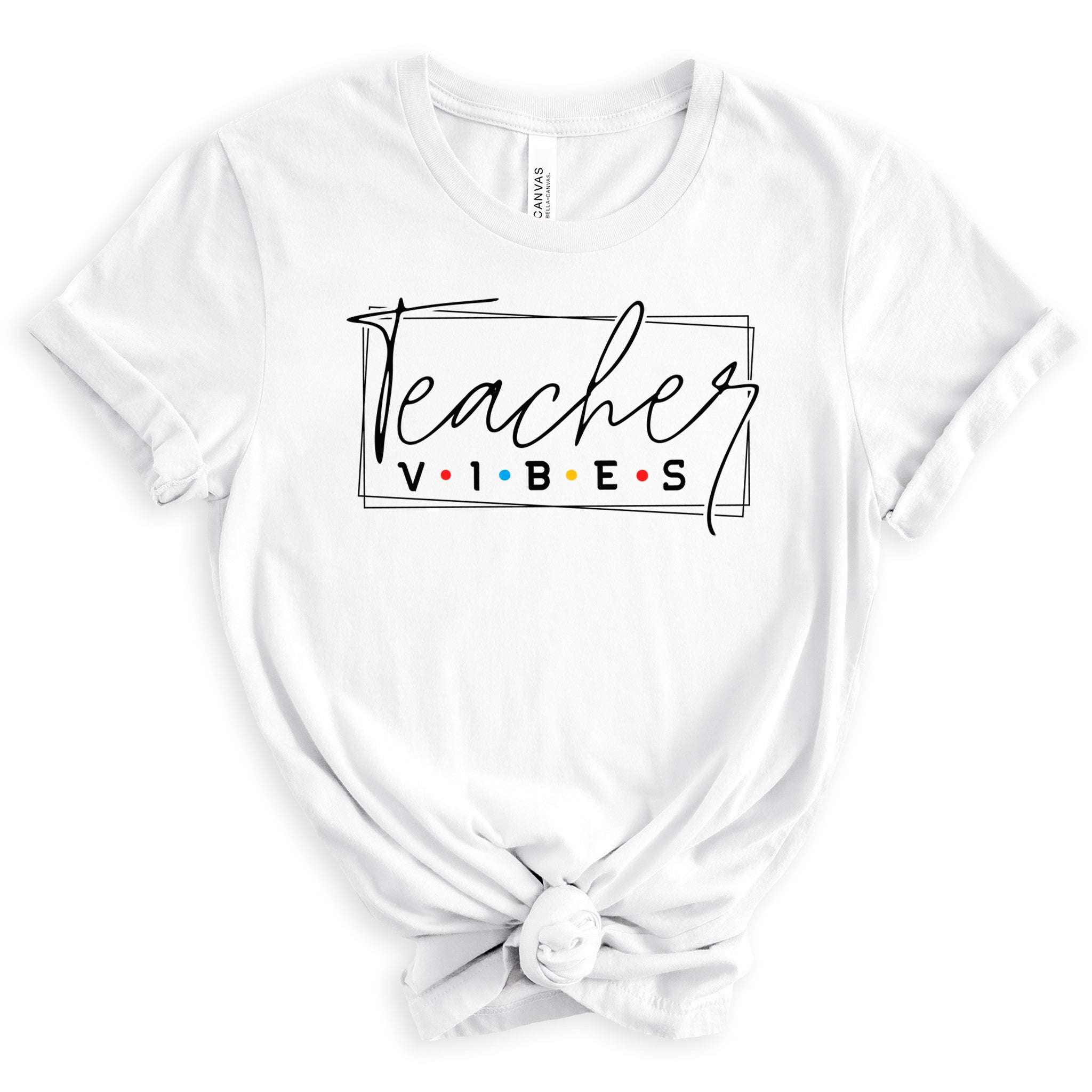 Teacher Vibes Premium T-Shirt | Embedded Designz