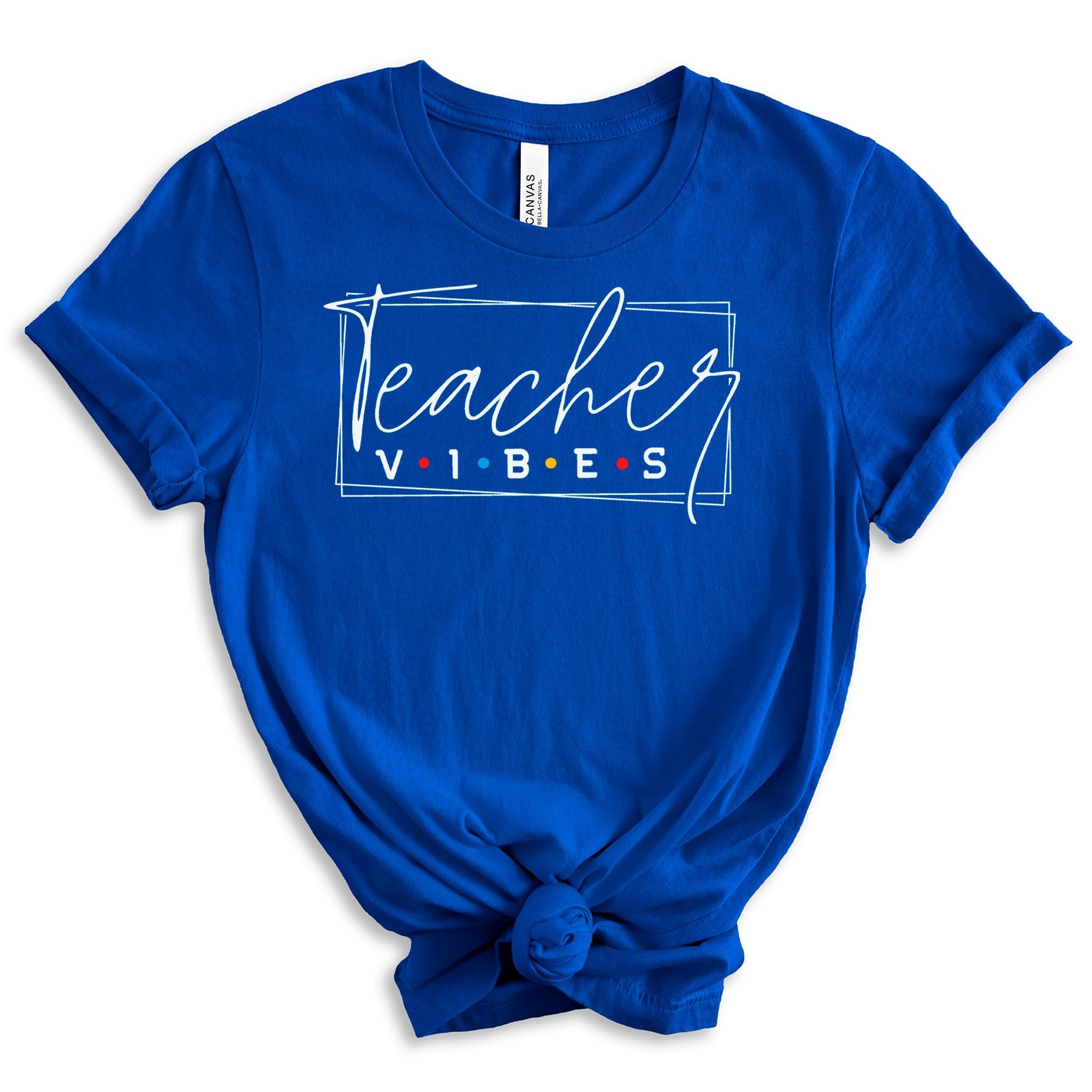 Teacher Vibes Premium T-Shirt | Embedded Designz