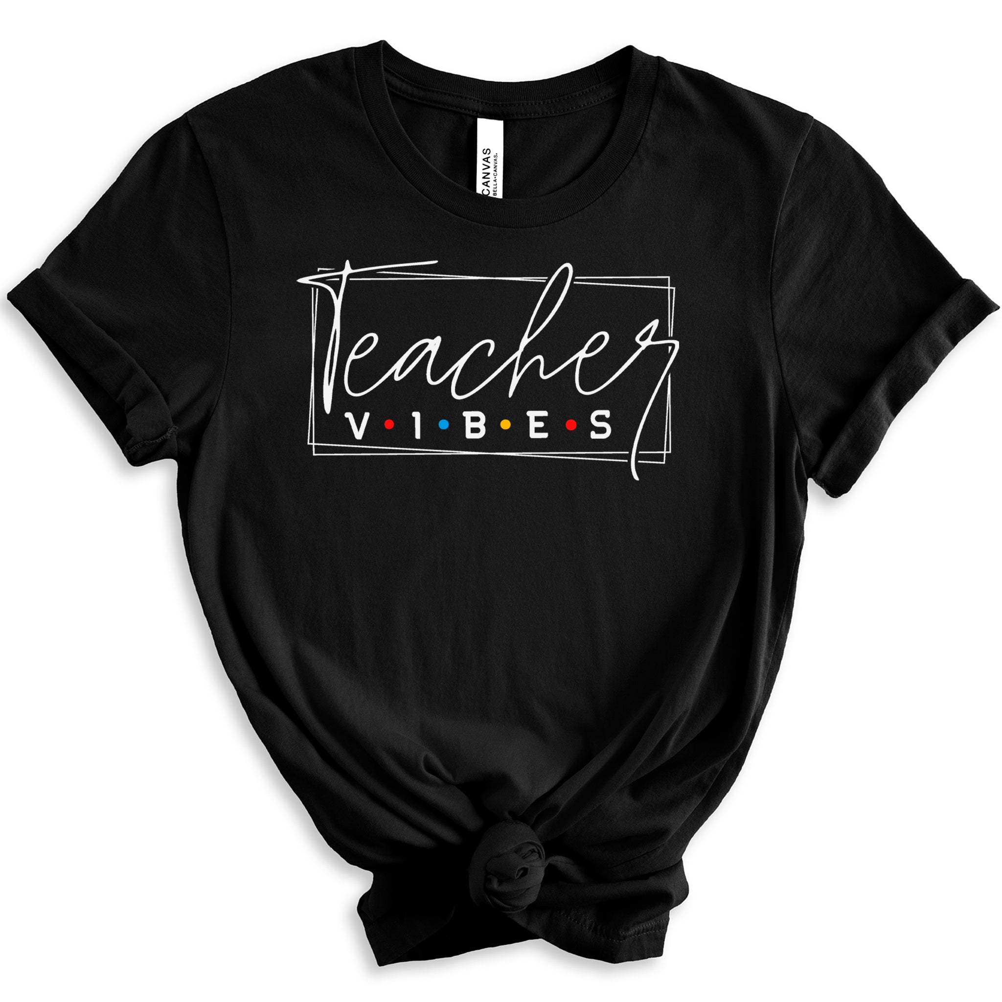 Teacher Vibes Premium T-Shirt | Embedded Designz