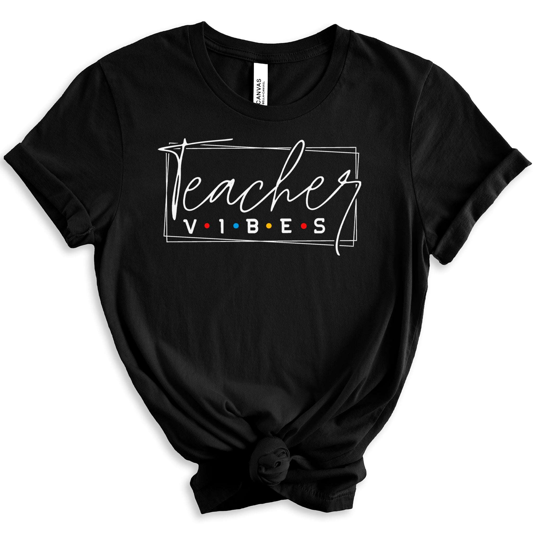 Teacher Vibes Premium T-Shirt | Embedded Designz