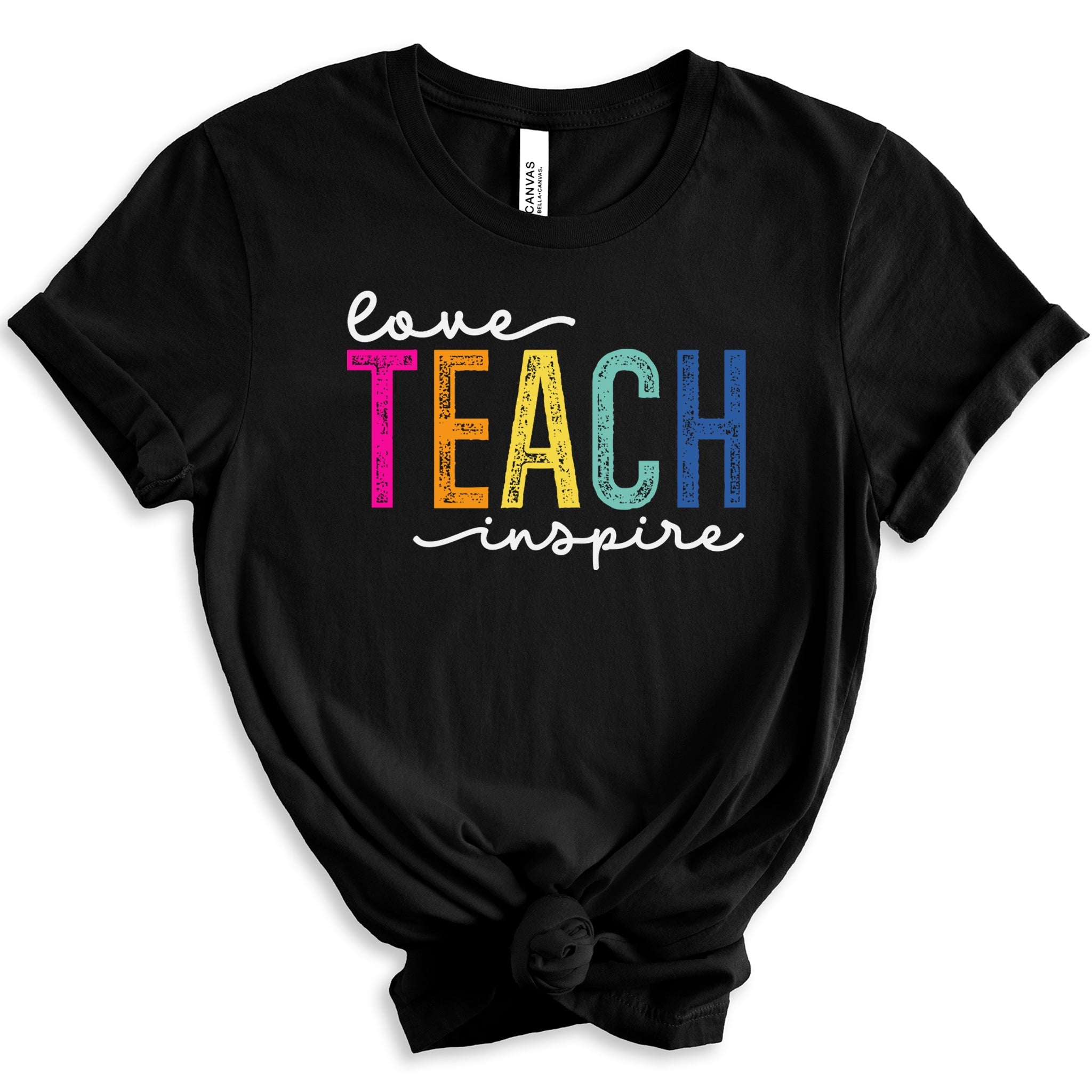 Love.Teach.Inspire Premium T-Shirt | Embedded Designz