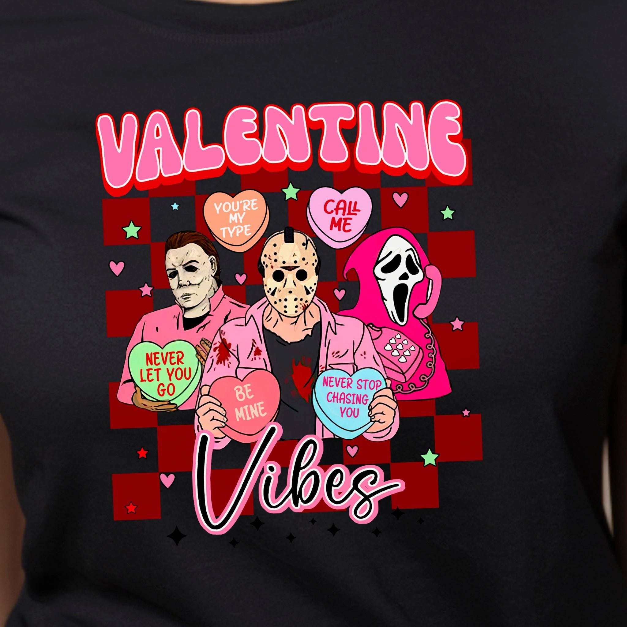 Valentine Vibes Premium Valentine's T-Shirt | Embedded Designz