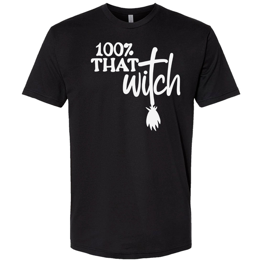 100% That Witch Premium Halloween T-Shirt | Embedded Designz
