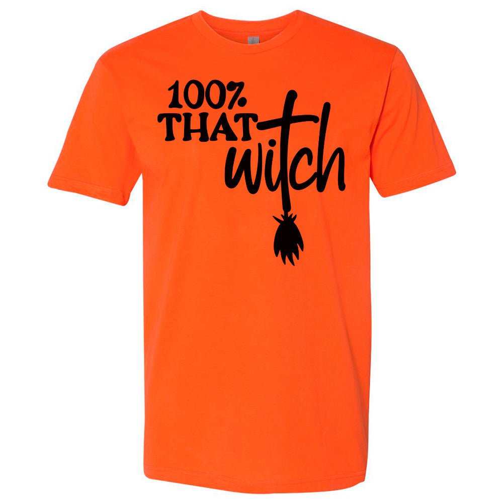 100% That Witch Premium Halloween T-Shirt | Embedded Designz