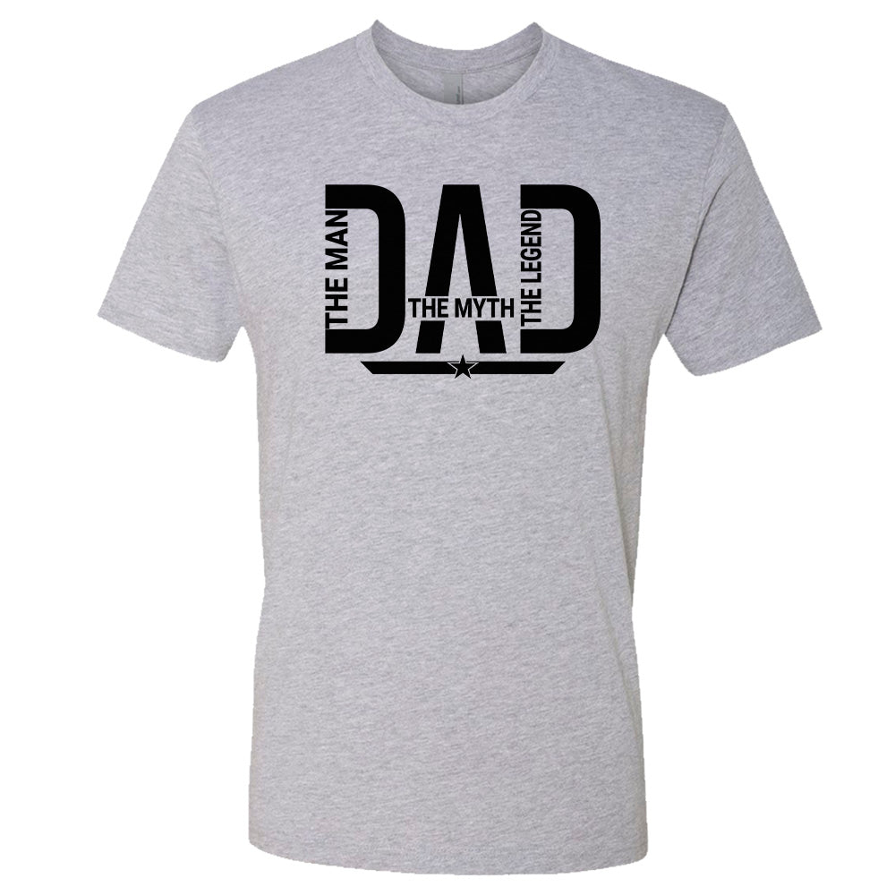 Dad - Man, Myth, Legend Father's Day Premium T-Shirt | Embedded Designz
