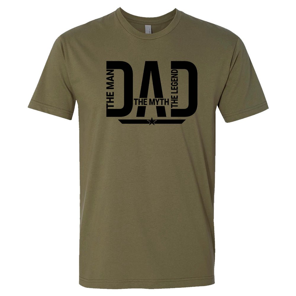 Dad - Man, Myth, Legend Father's Day Premium T-Shirt | Embedded Designz
