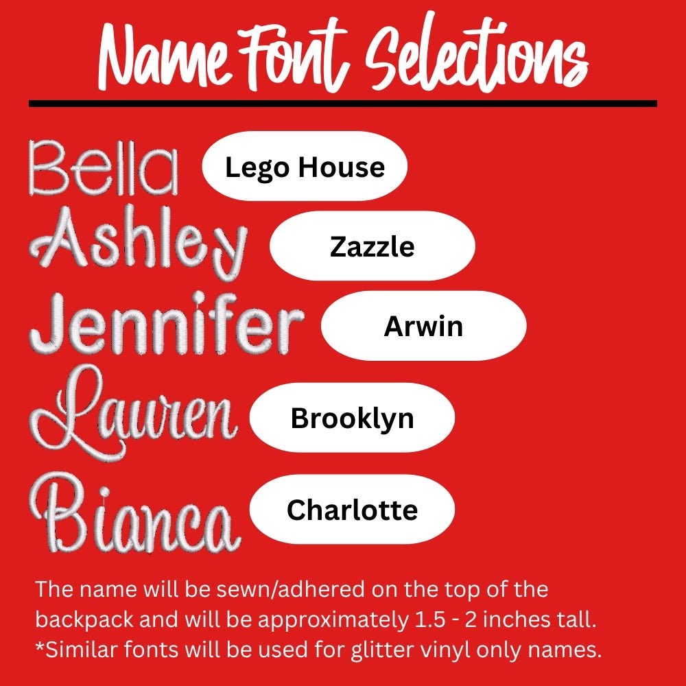 Forney Red Raiders Cheer Backpack Decoration | Embedded Designz