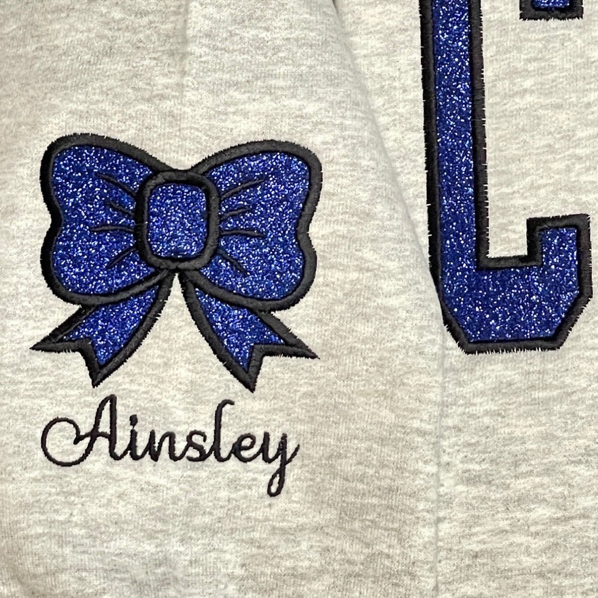 Glitter Cheer Mom Sweatshirt | Embedded Designz