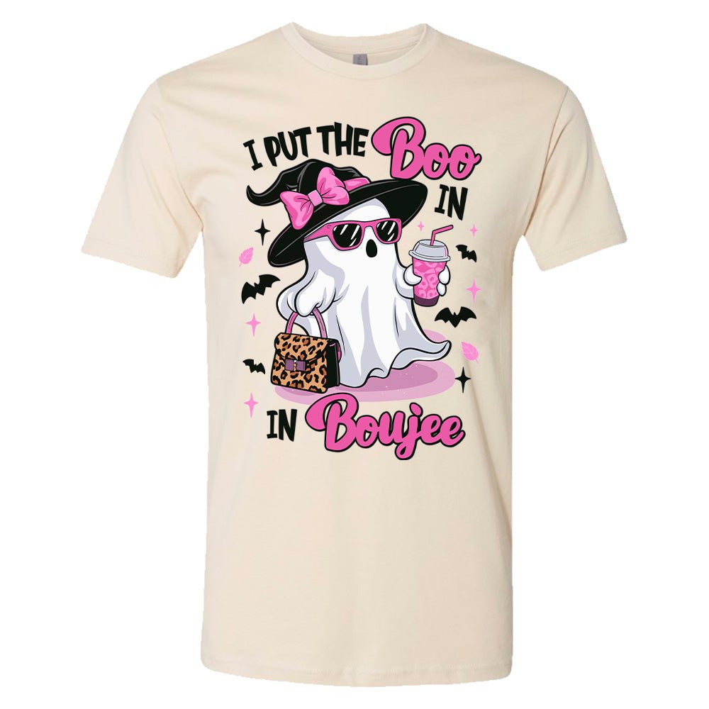 I Put The Boo In Boujee Premium Halloween T-Shirt | Embedded Designz