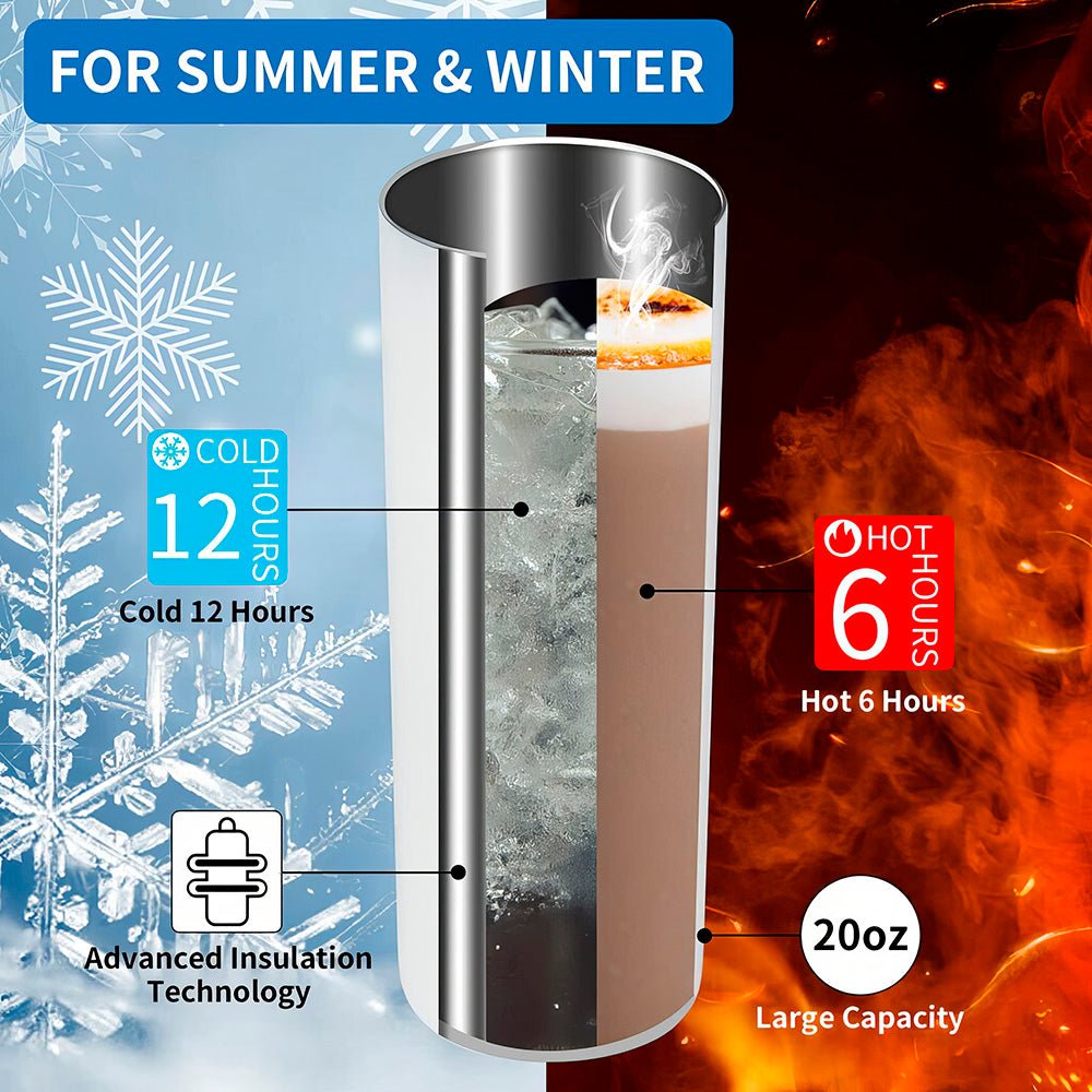 Lobos Repeat Premium Stainless Steel Tumbler | Embedded Designz