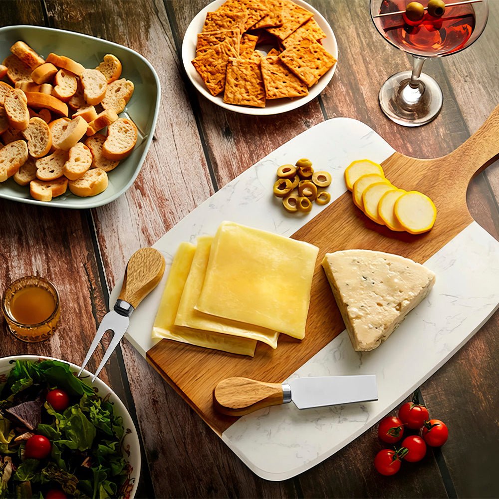Custom Engraved Cheese Board Gift Set | Embedded Designz