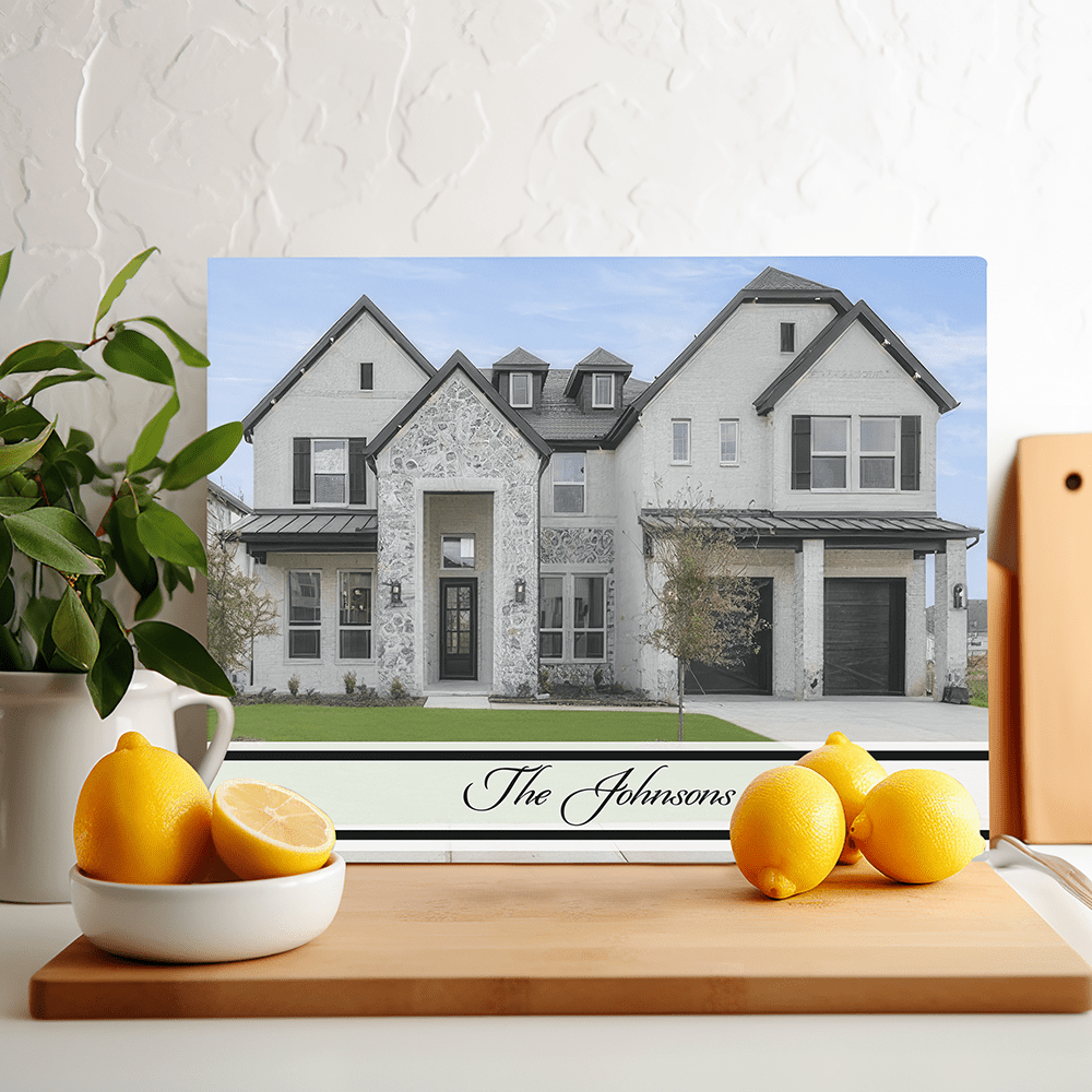 Personalized Glass Cutting Board | Embedded Designz