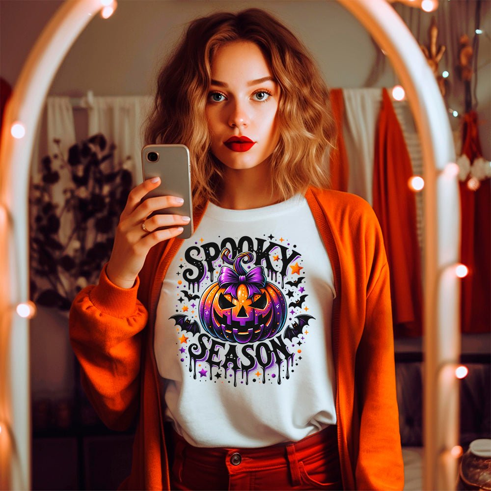 Spooky Season Premium Halloween T-Shirt | Embedded Designz