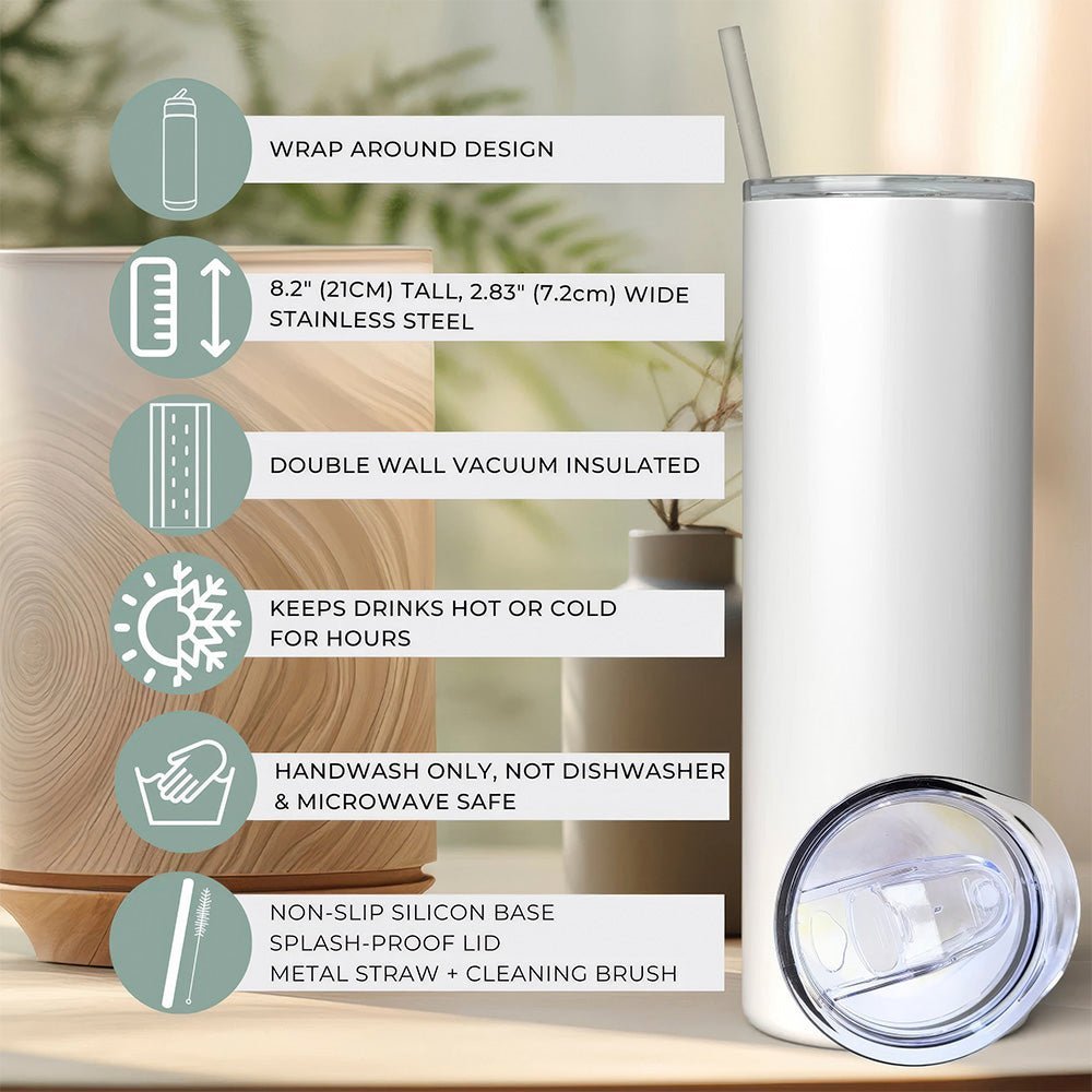 Custom School Premium Stainless Steel Tumbler | Embedded Designz