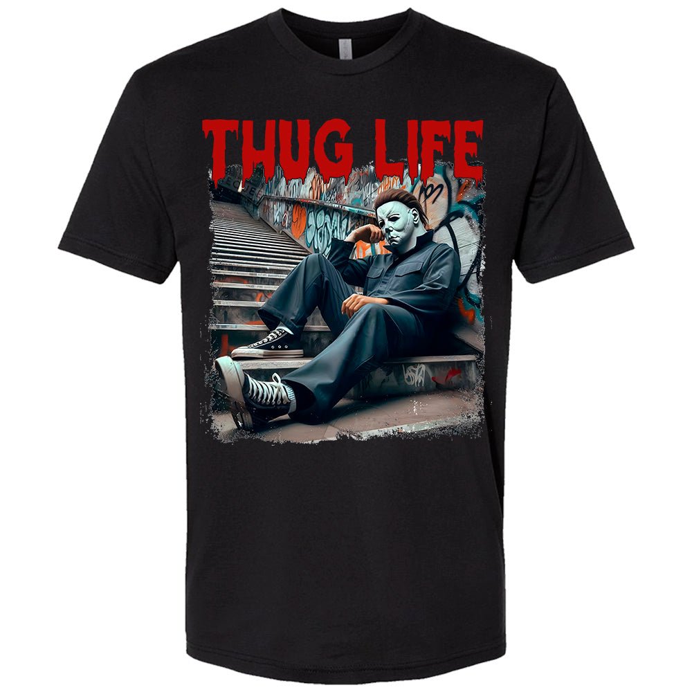Thug Life Premium Halloween T-Shirt | Embedded Designz