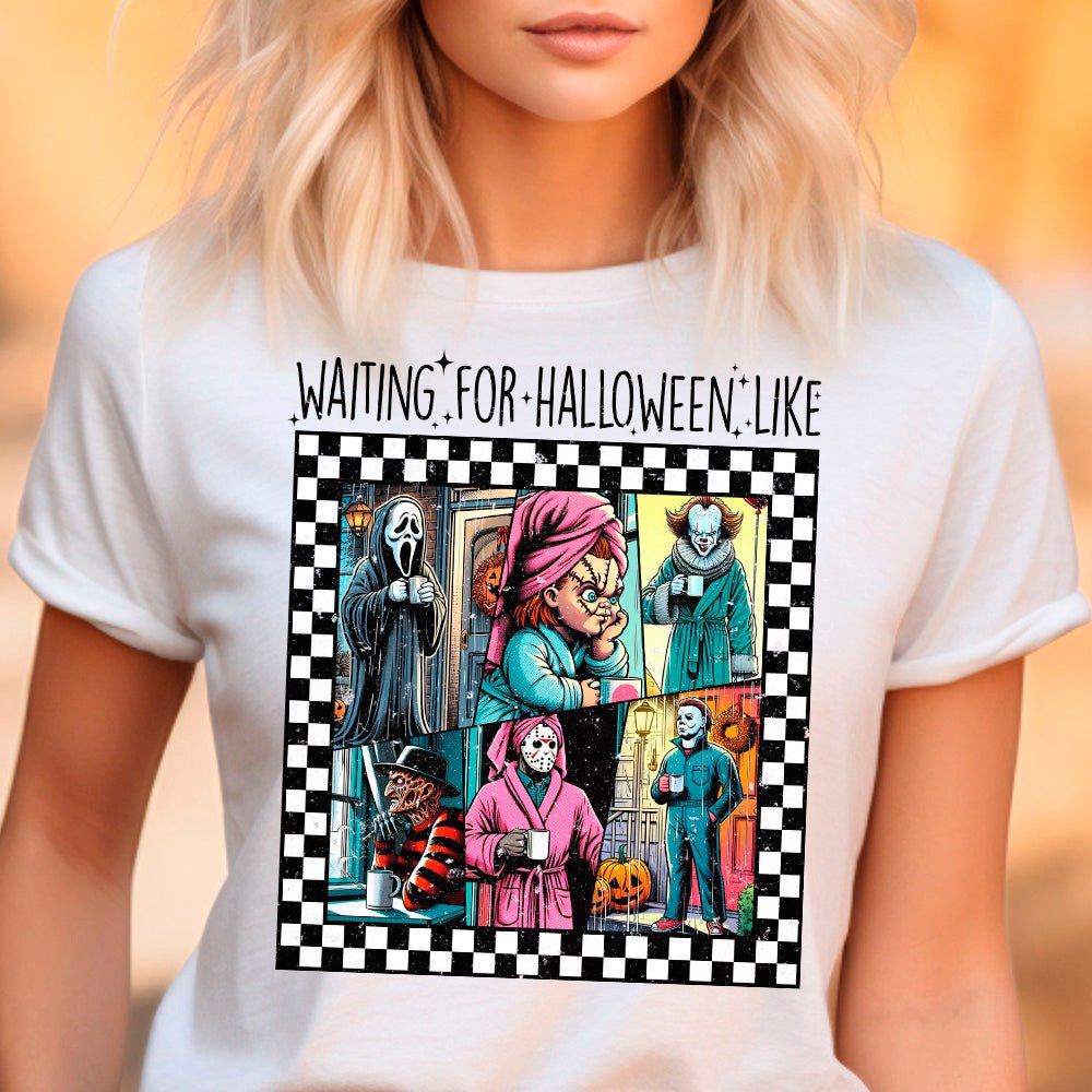 Waiting For Halloween Premium T-Shirt | Embedded Designz