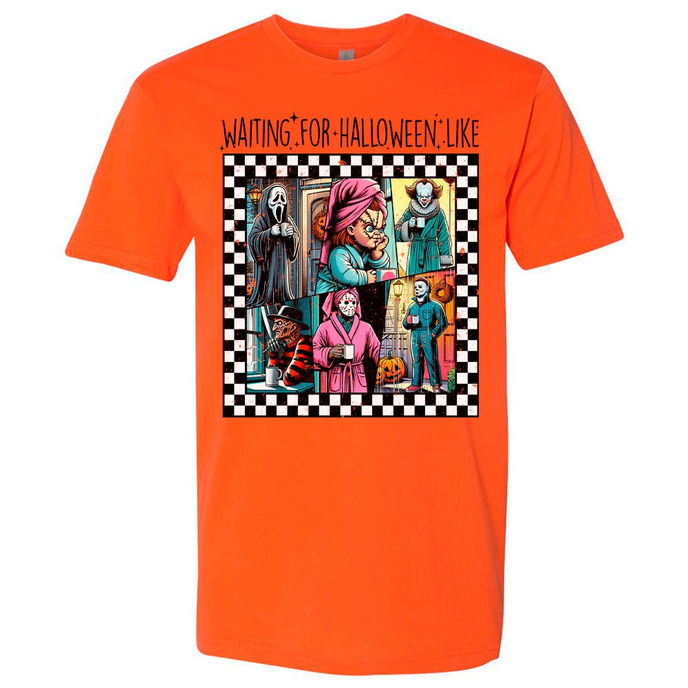 Waiting For Halloween Premium T-Shirt | Embedded Designz