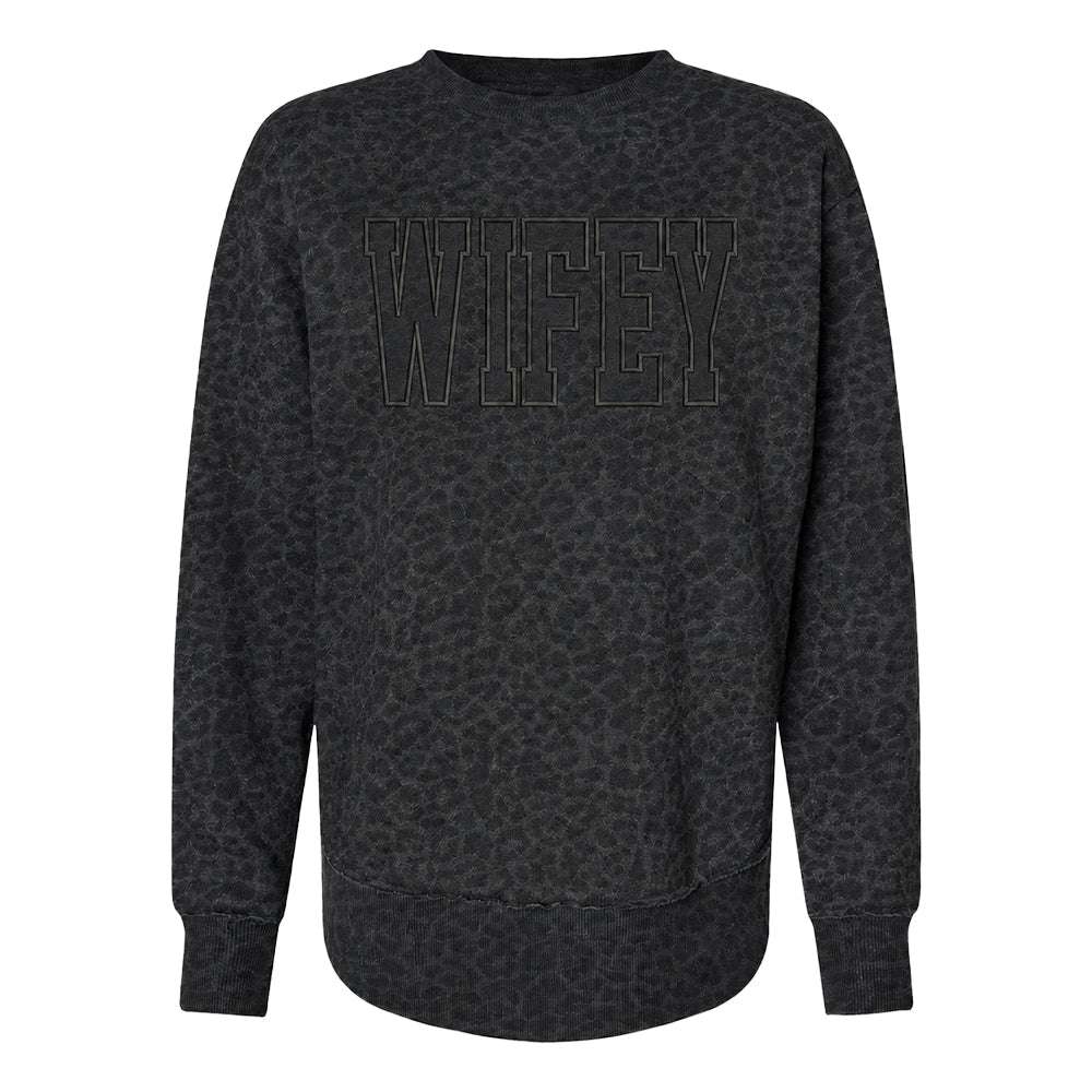 Wifey Embroidered Sweatshirt | Sweatshirt | Embedded Designz