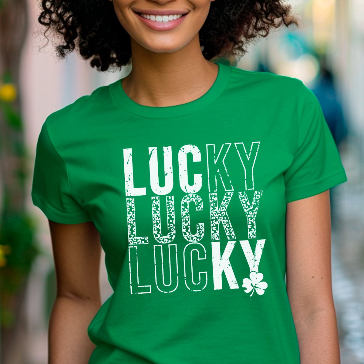 3 Times As Lucky St. Patrick's Day Premium T-Shirt | Embedded Designz