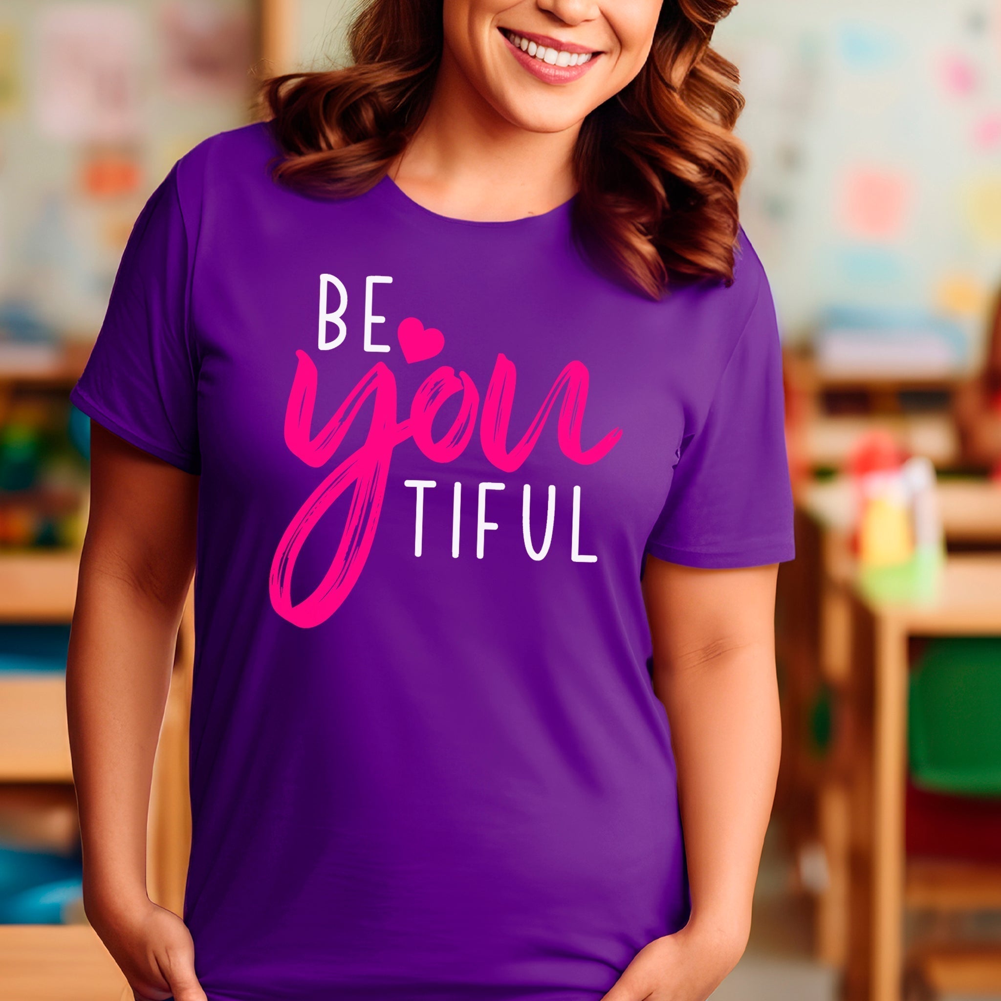 BeYOUtiful Premium T-Shirt | Embedded Designz