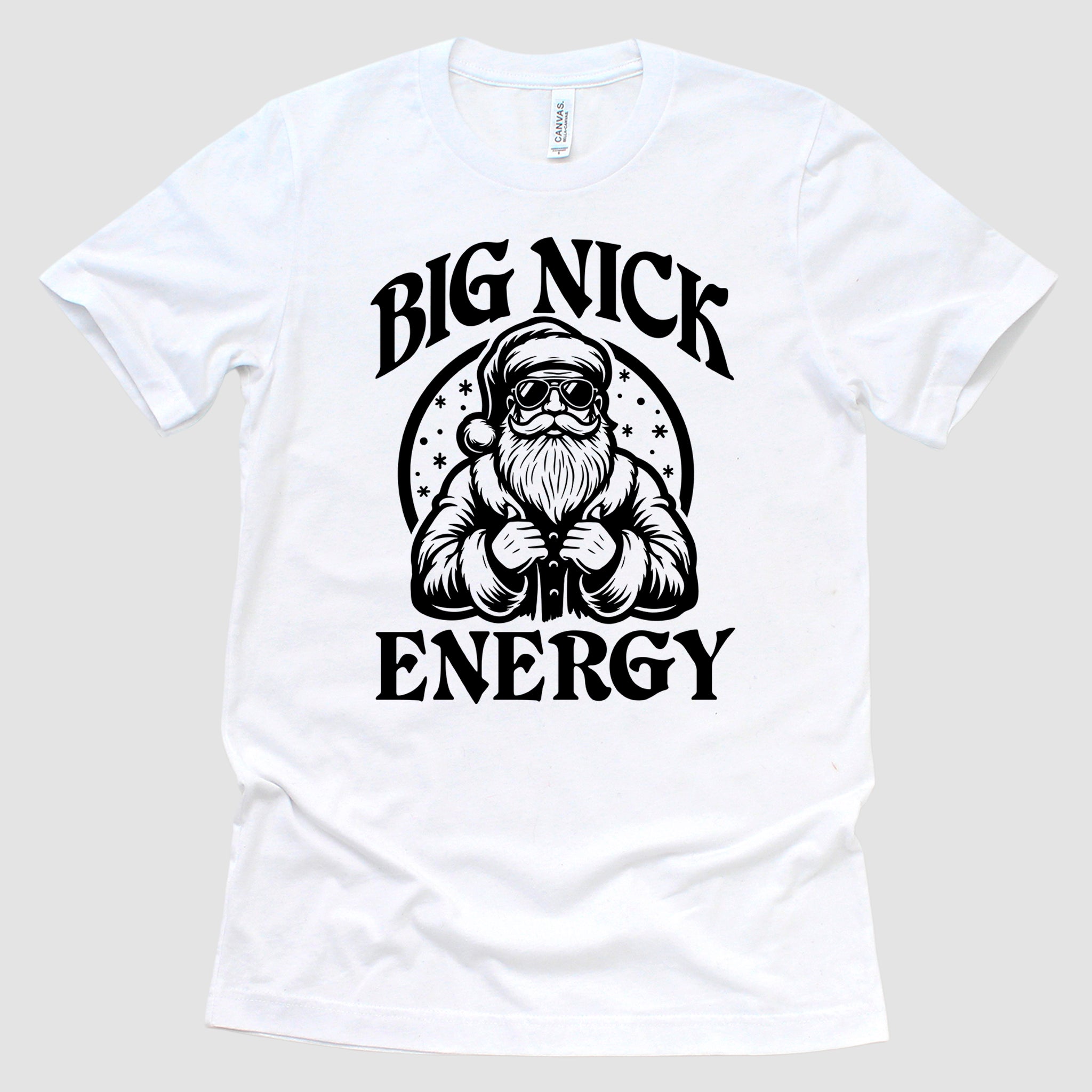 Big Nick Energy Premium Christmas T-Shirt | Embedded Designz