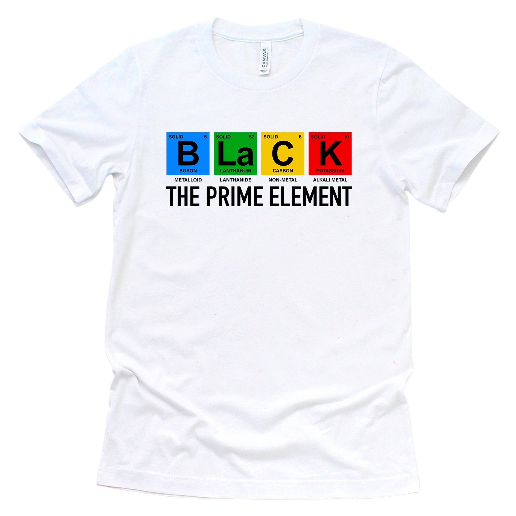 Black...The Prime Element Unisex Premium T-Shirt | Embedded Designz