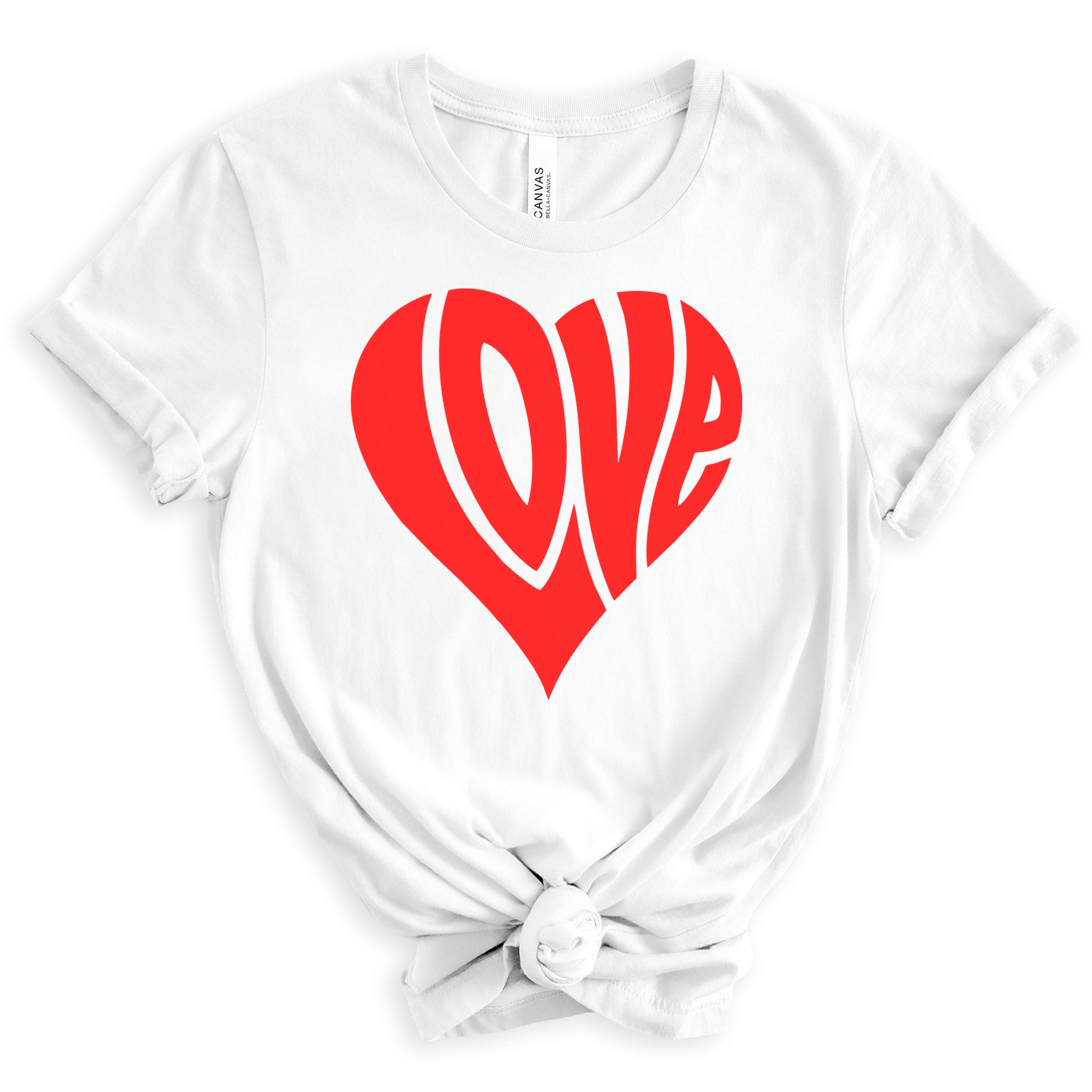 Groovy Love Premium Valentine's T-Shirt | Embedded Designz