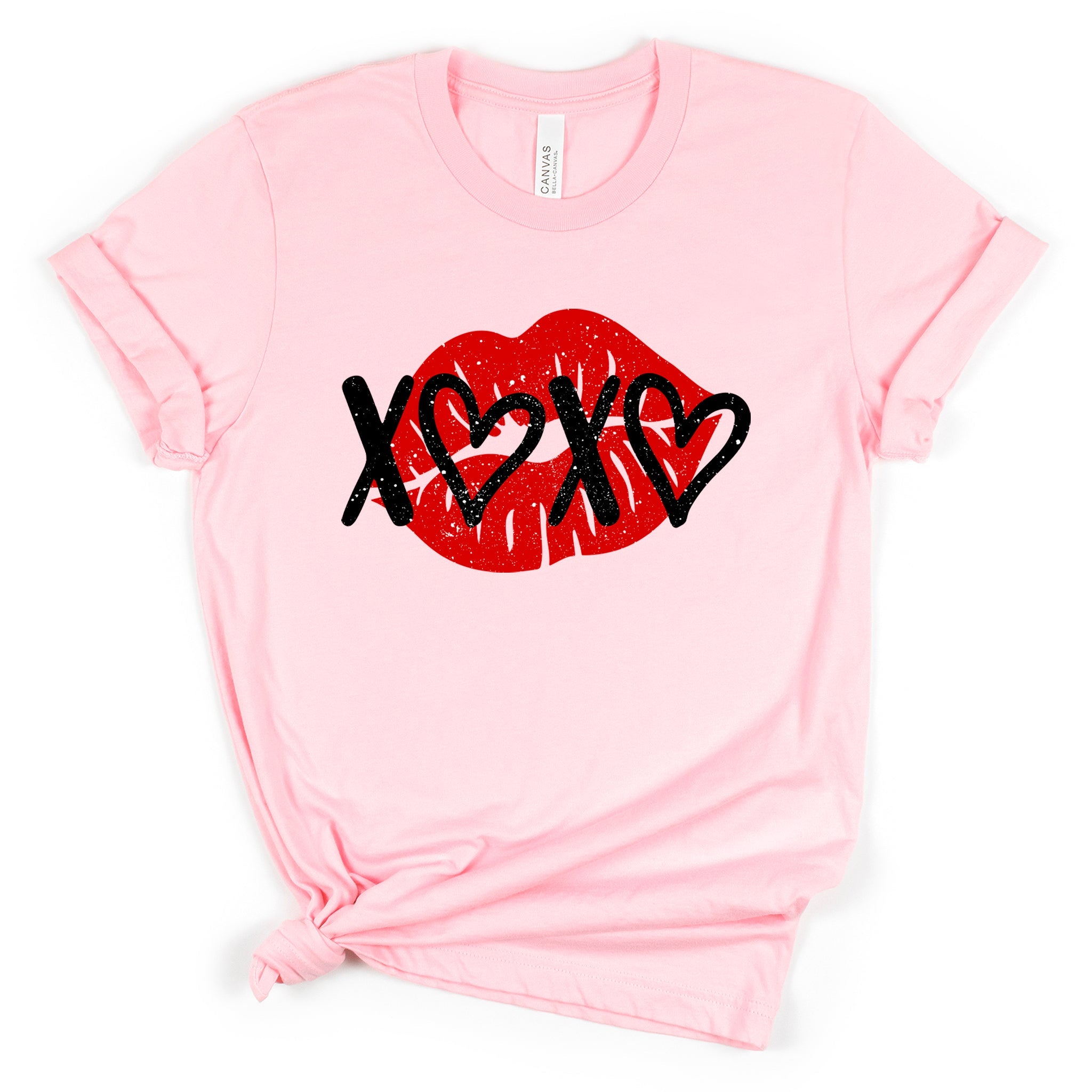 Hugs & Kisses Premium Valentine's T-Shirt | Embedded Designz