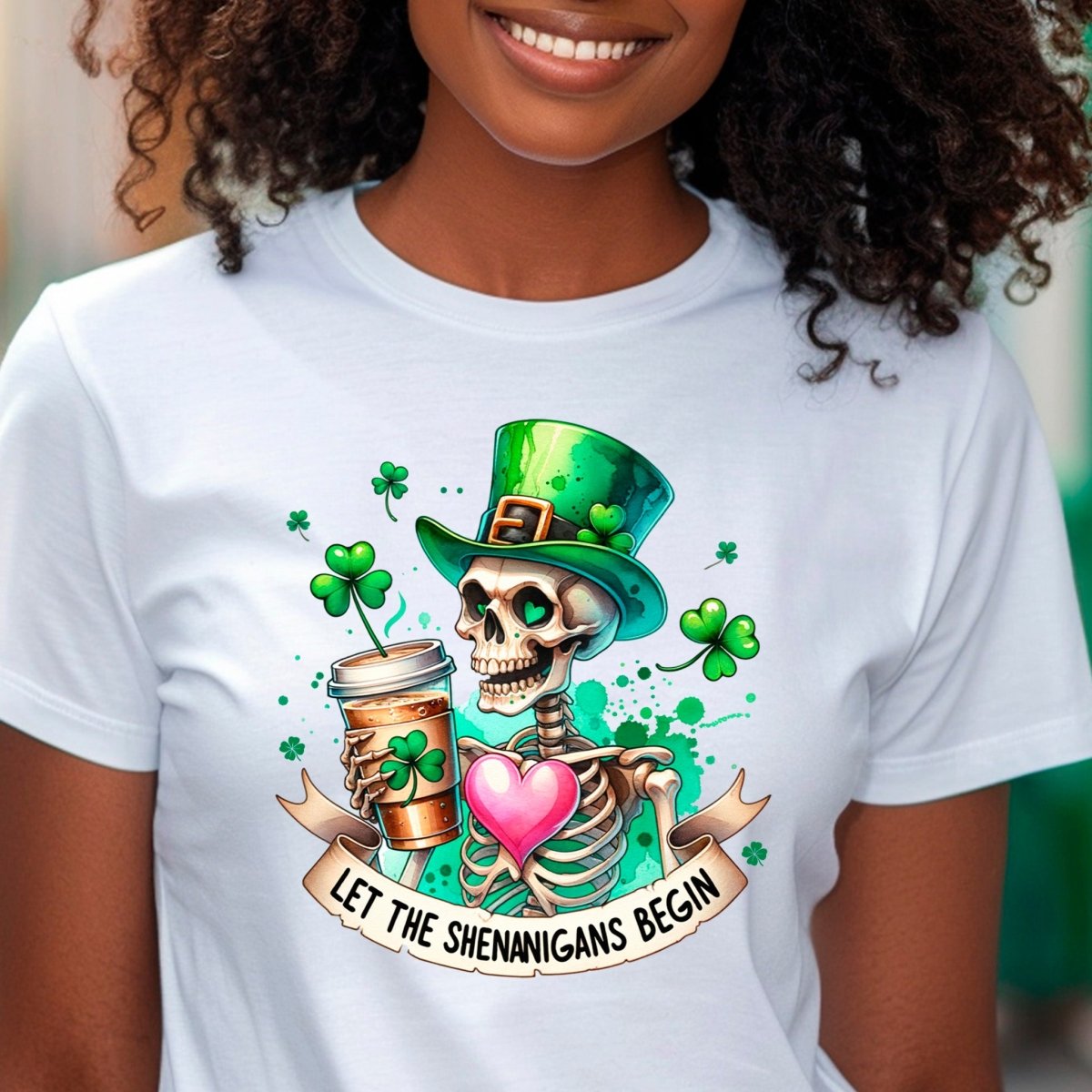 Let The Shenanigans Begin St. Patrick's Day Premium T-Shirt | Embedded Designz