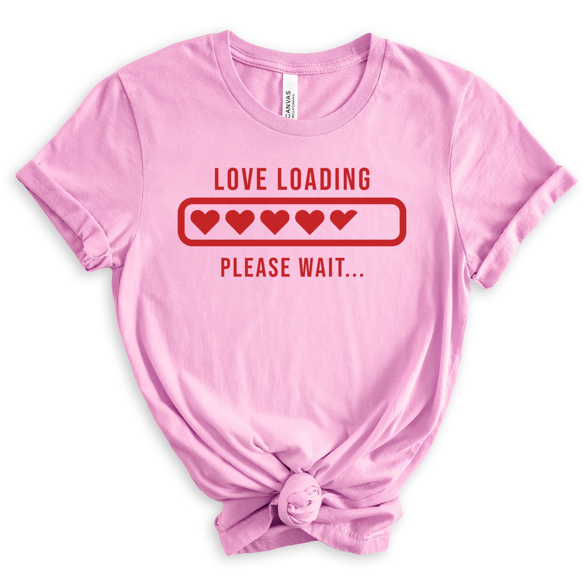Love Loading Premium Valentine's T-Shirt | Embedded Designz