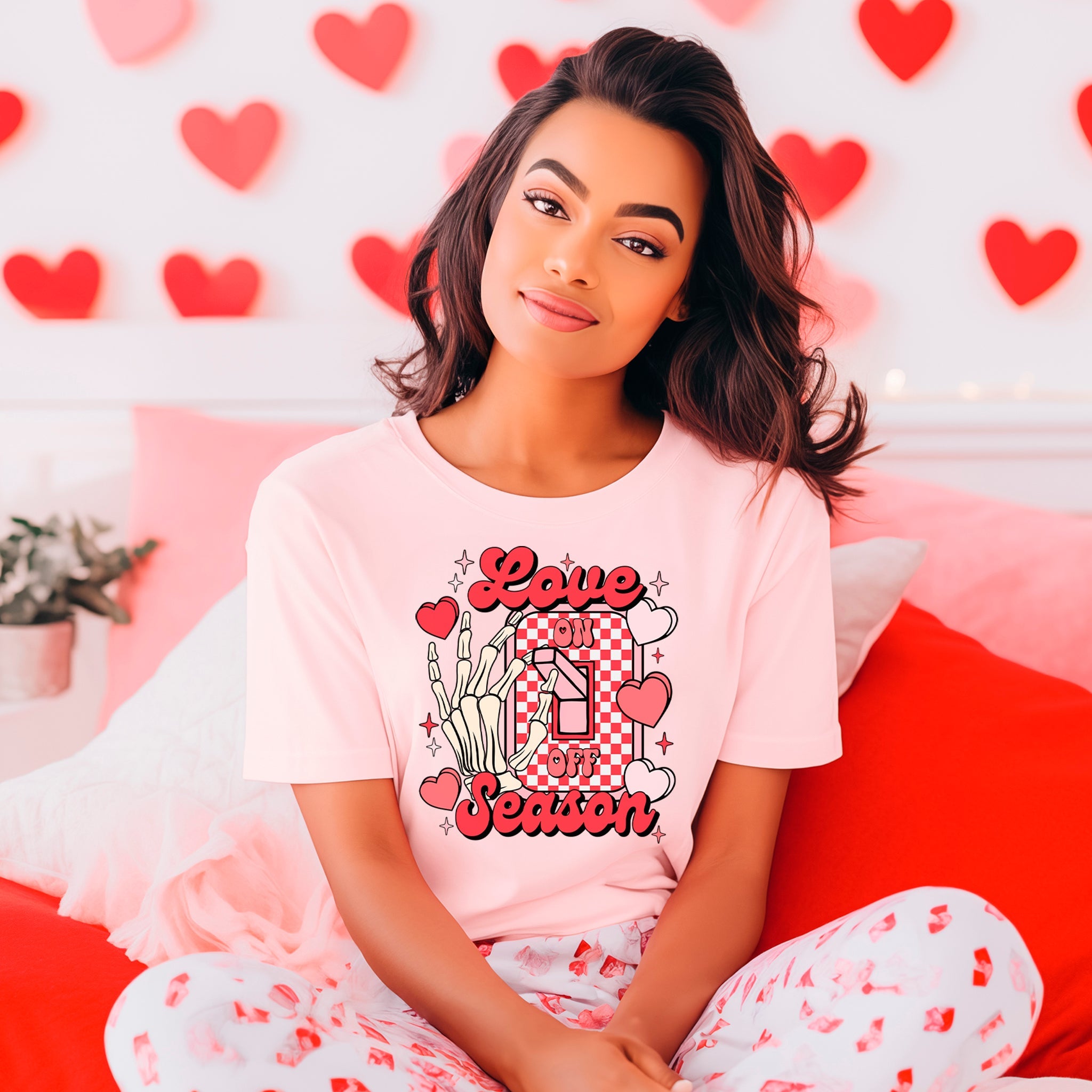 Love Season 'On' Premium Valentine's T-Shirt | Embedded Designz