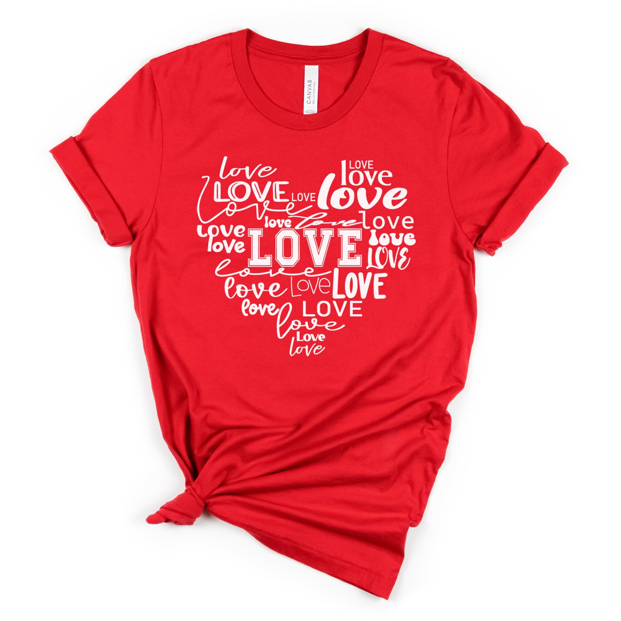 Loving Heart Premium Valentine's T-Shirt | Embedded Designz