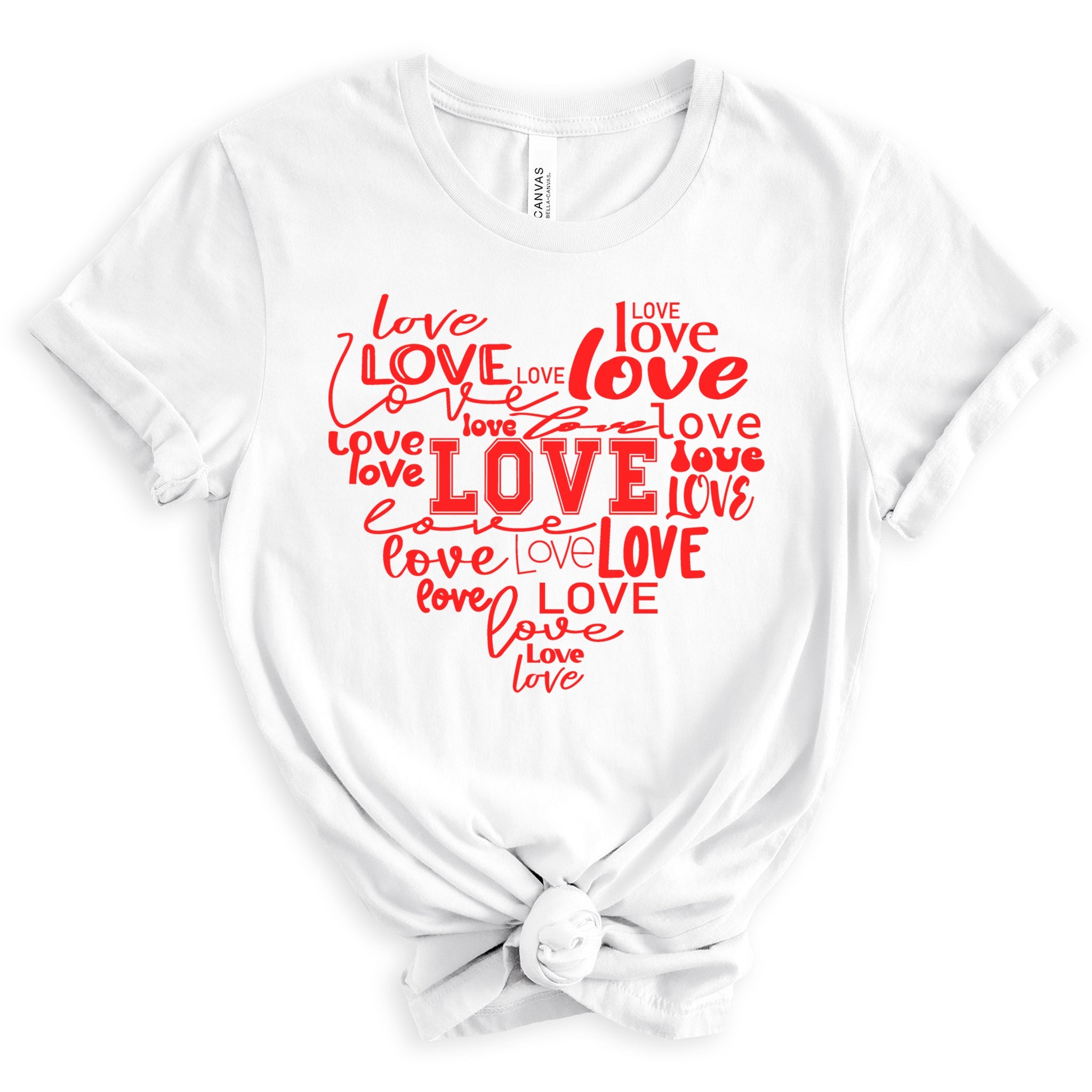 Loving Heart Premium Valentine's T-Shirt | Embedded Designz